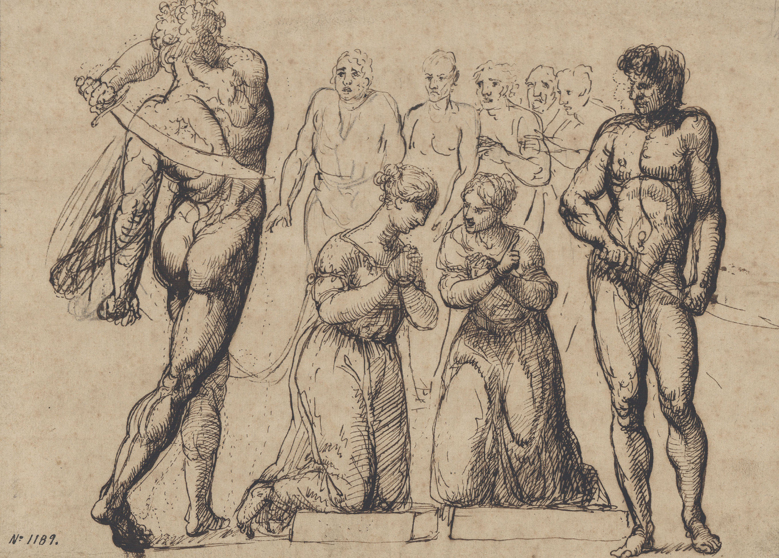 image for: Josep Bernat Flaugier - Martiri de santa Juliana i santa Semproniana - Cap a 1800-1812