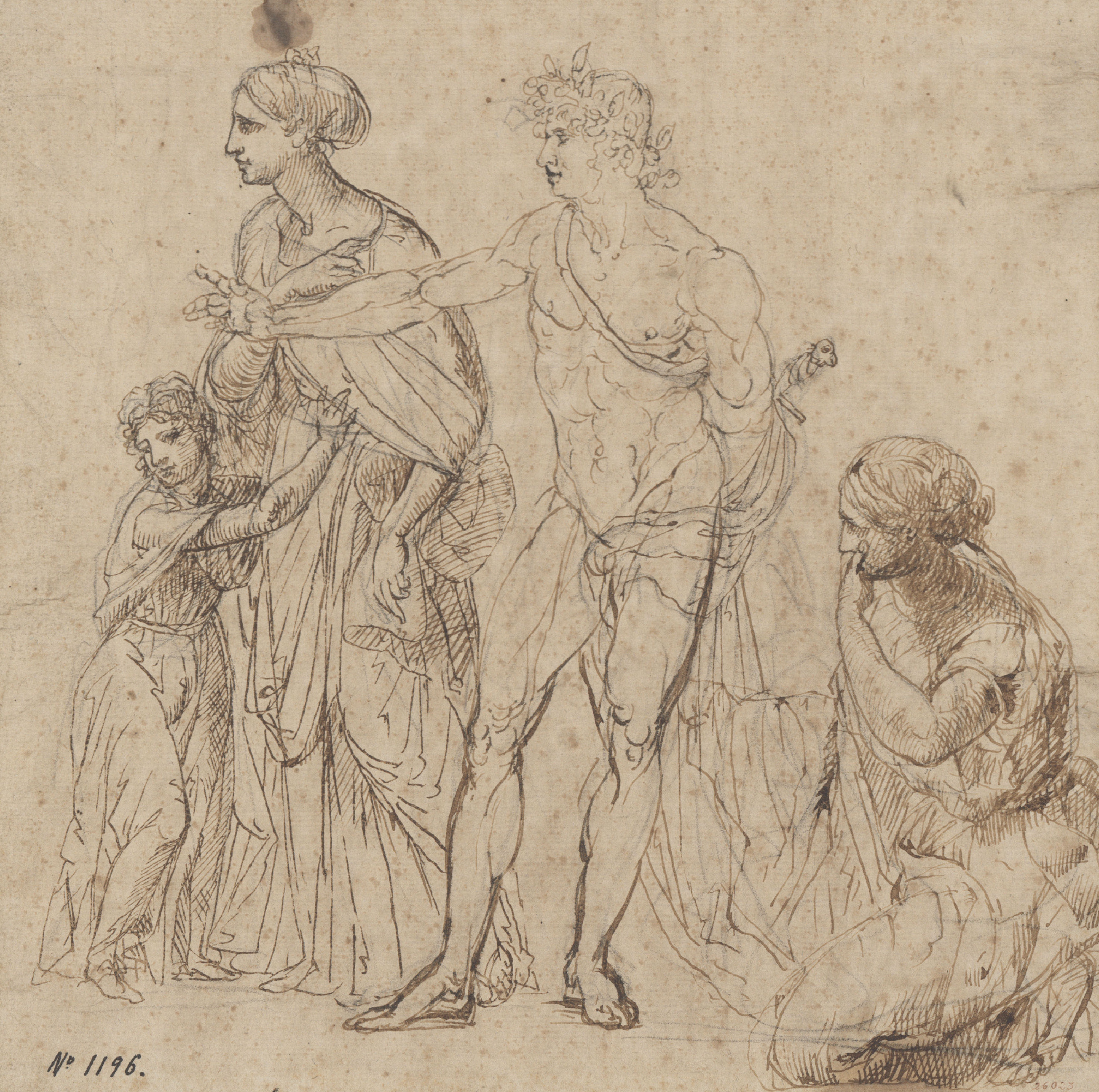 image for: Josep Bernat Flaugier - Martiri de santa Juliana i santa Semproniana [?] - Cap a 1800-1812