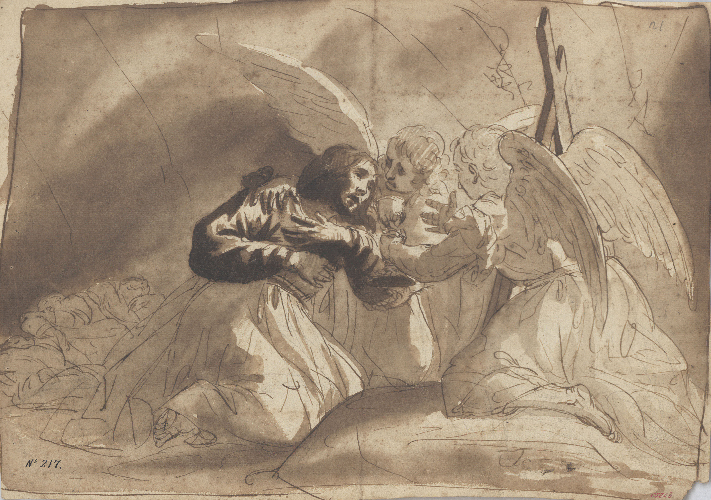 image for: Josep Bernat Flaugier - Jesús a l&#039;hort de Getsemaní - Cap a 1790-1800