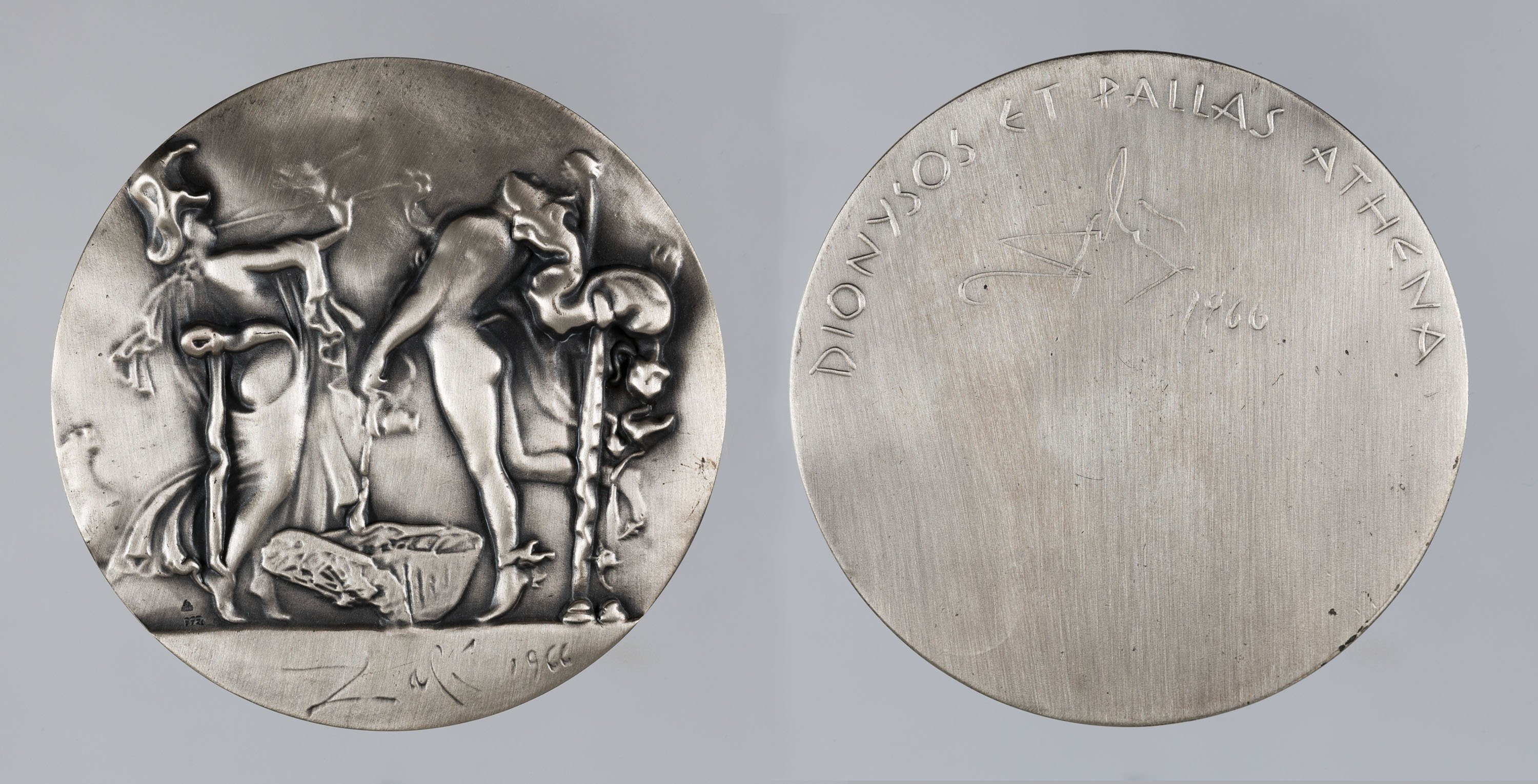 image for: Salvador Dalí - Dionysos et Pallas Athena - 1966
