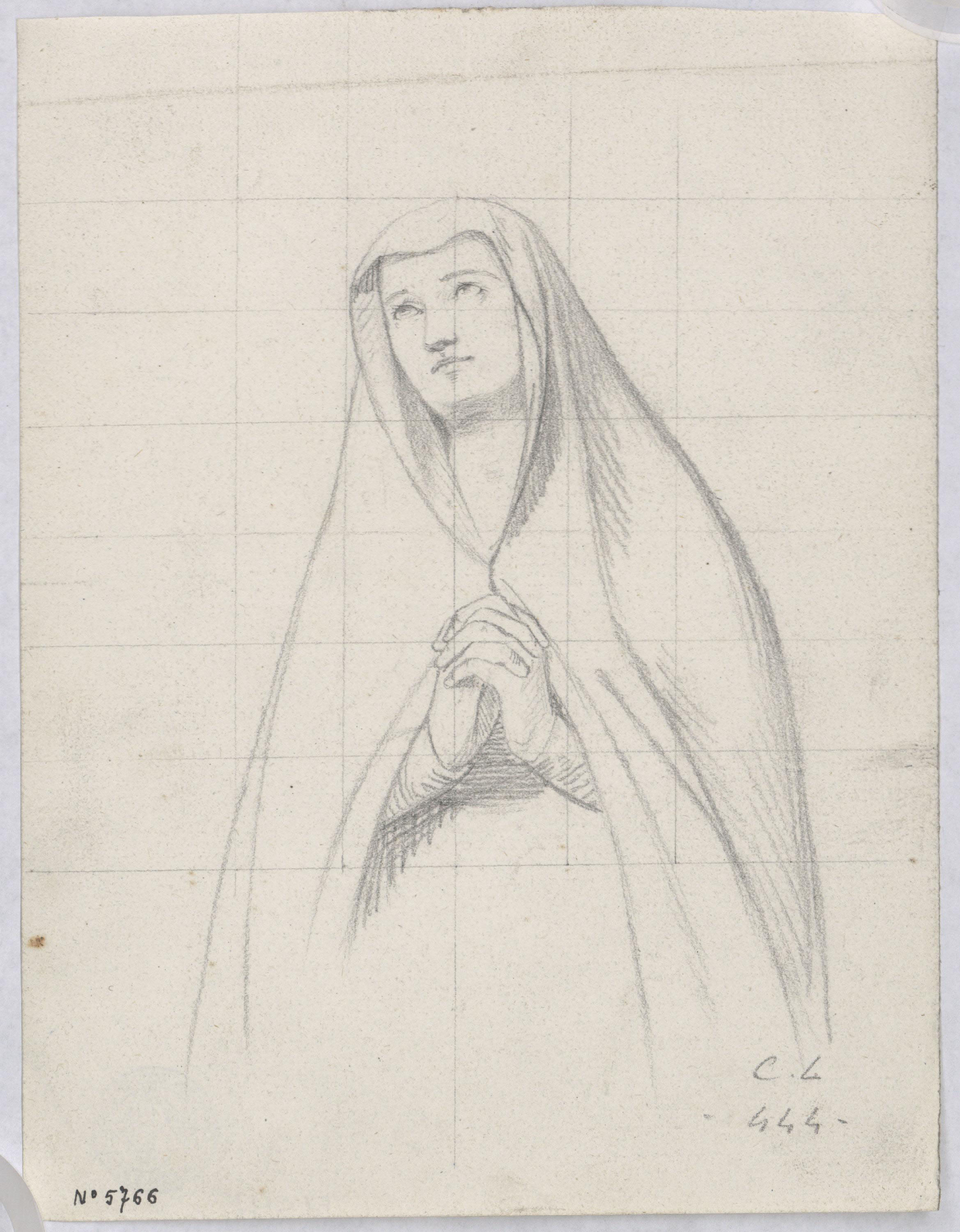 image for: Claudi Lorenzale - Mater Dolorosa - Cap a 1850-1870