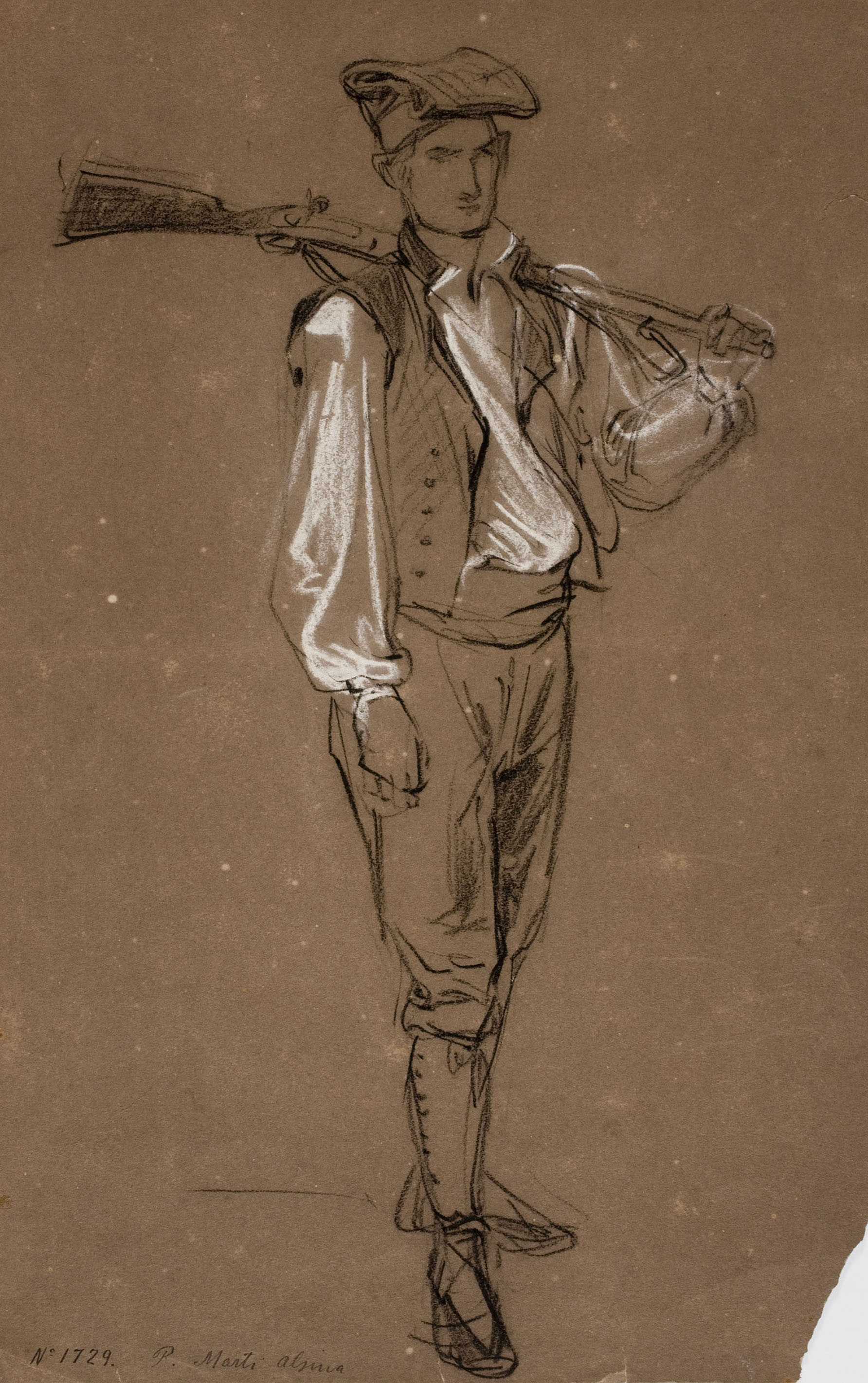 image for: Ramon Martí i Alsina - Miquelet - Cap a 1860-1870