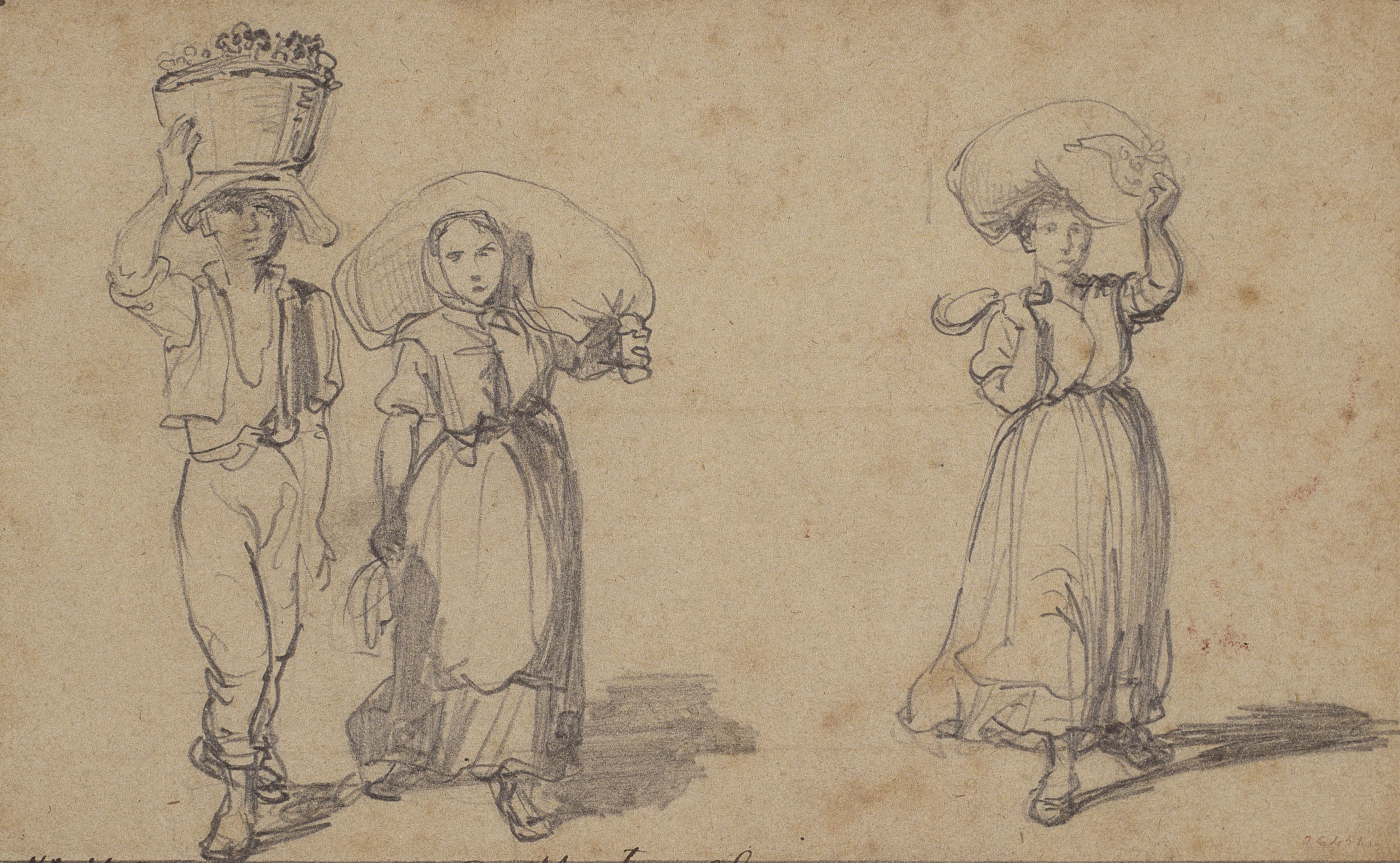 image for: Ramon Martí i Alsina - Anant al mercat - Cap a 1855-1860