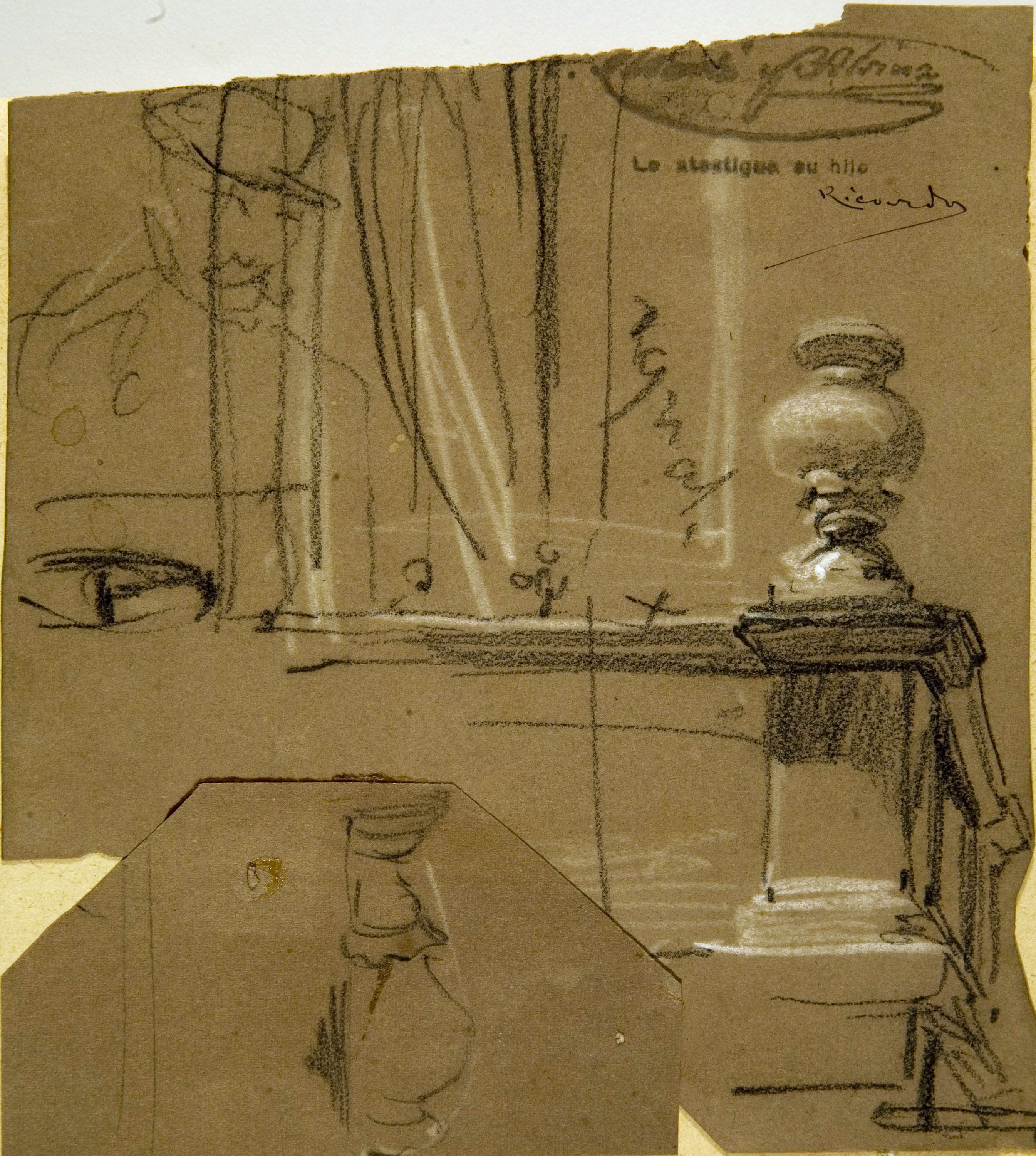 image for: Ramon Martí i Alsina - Estudi per al quadre «Born Vell» - Cap a 1866