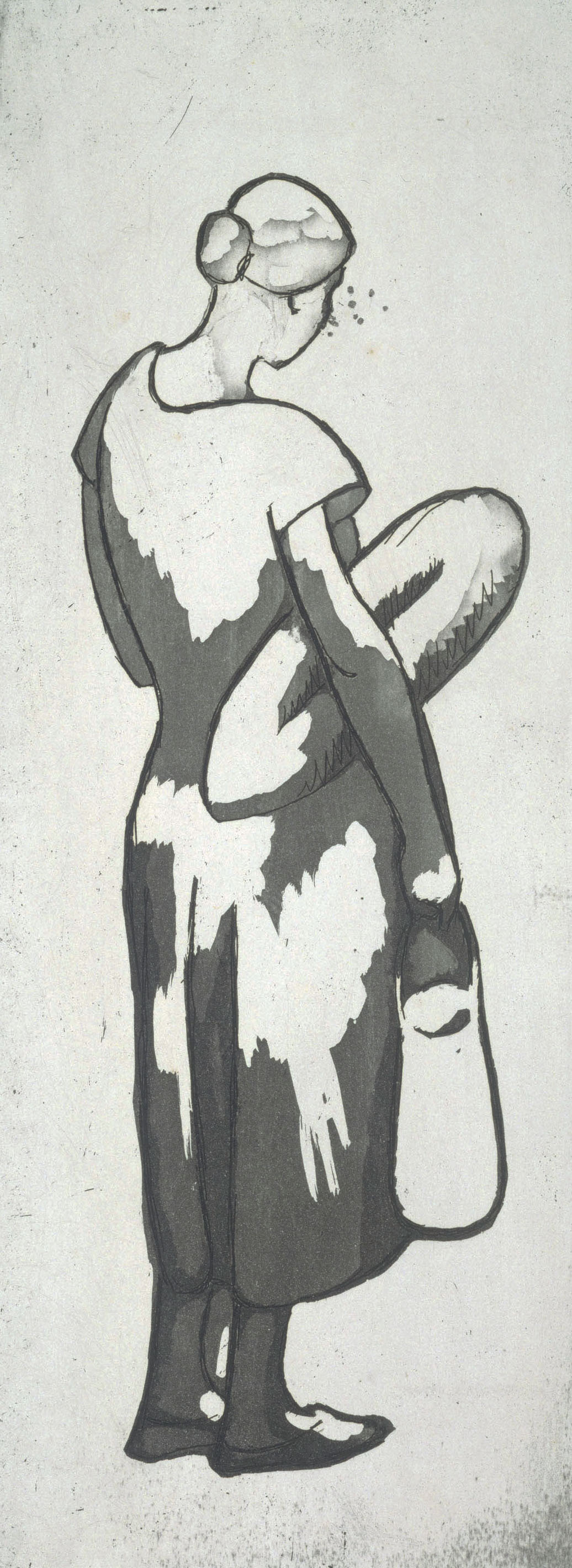 image for: Juli González - Dona tornant del mercat, núm. 1 (Femme revenant du marché, no. 1) - 1927