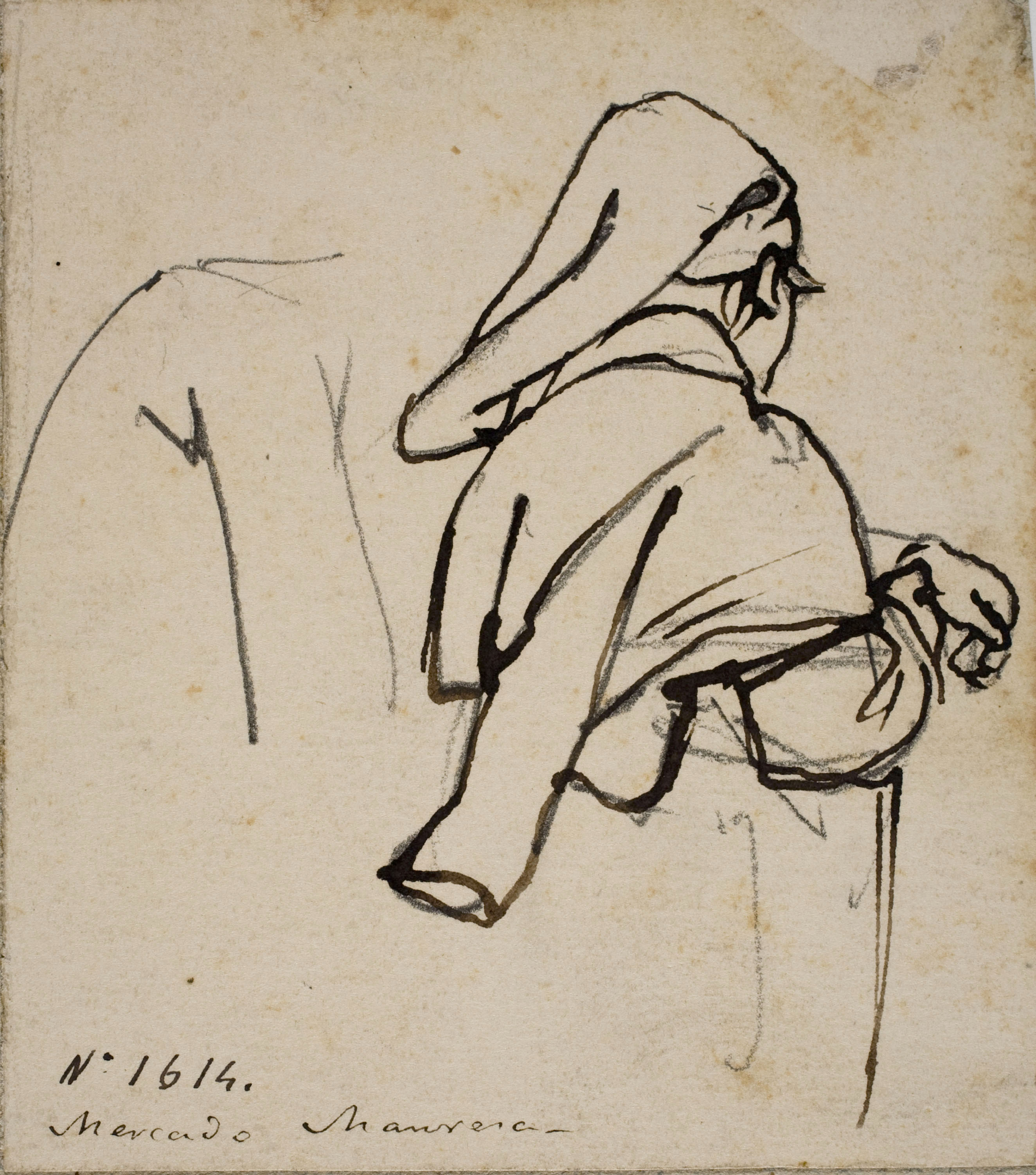 image for: Ramon Martí i Alsina - Pagès. Mercat de Manresa - Cap a 1860-1865