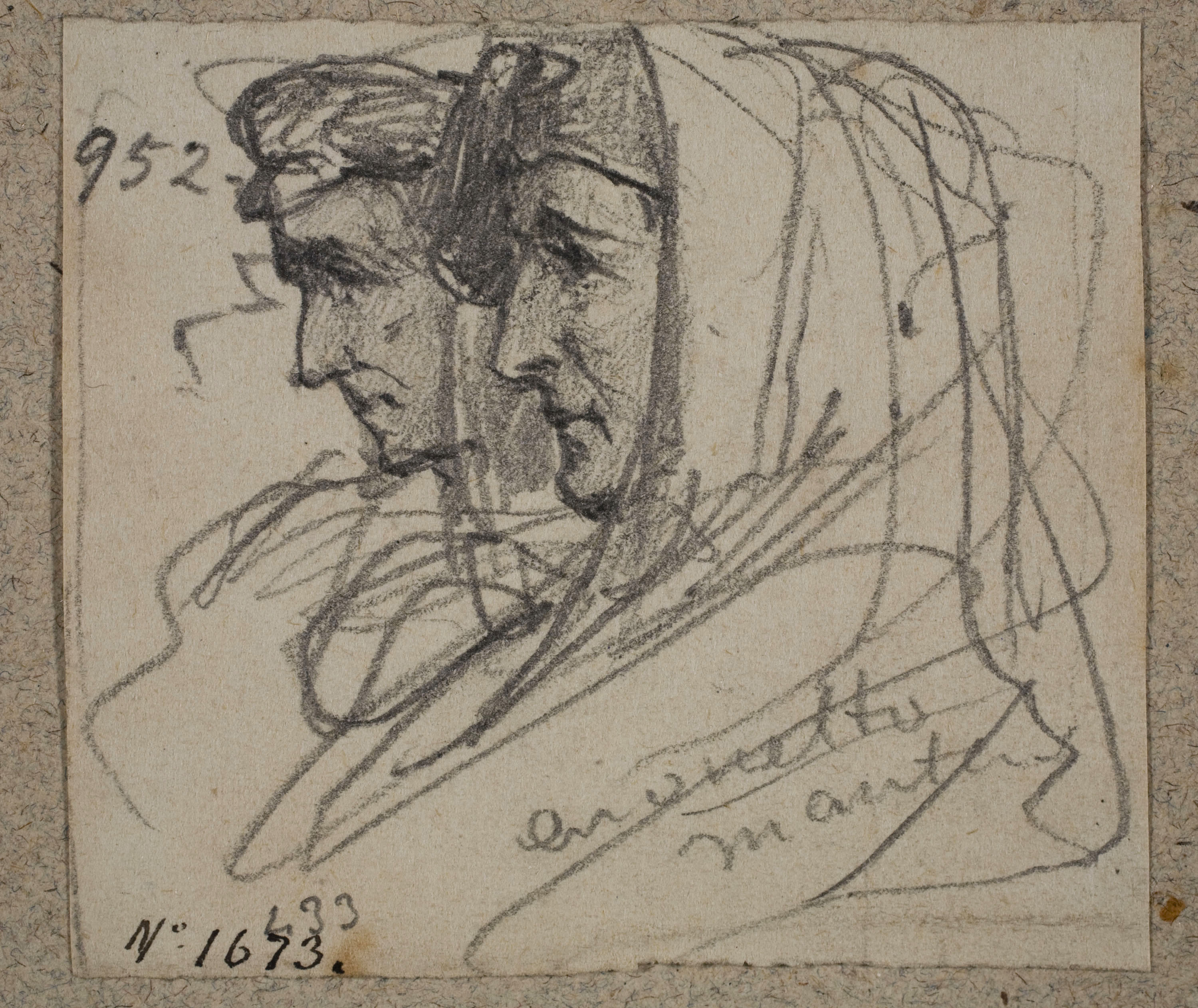 image for: Ramon Martí i Alsina - Dos pagesos - Cap a 1870