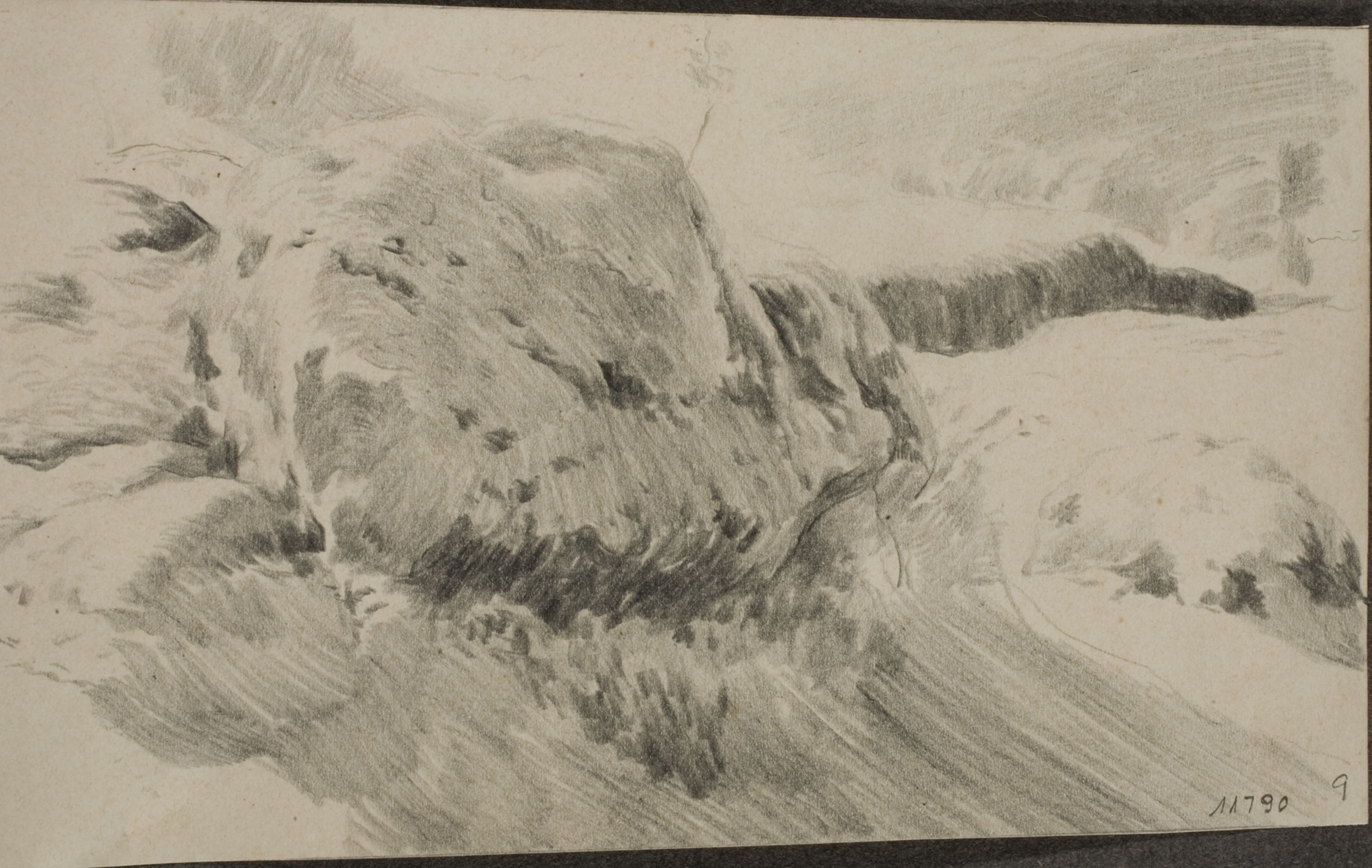 image for: Antoni Fabrés - Paisatge rocós - Cap a 1888