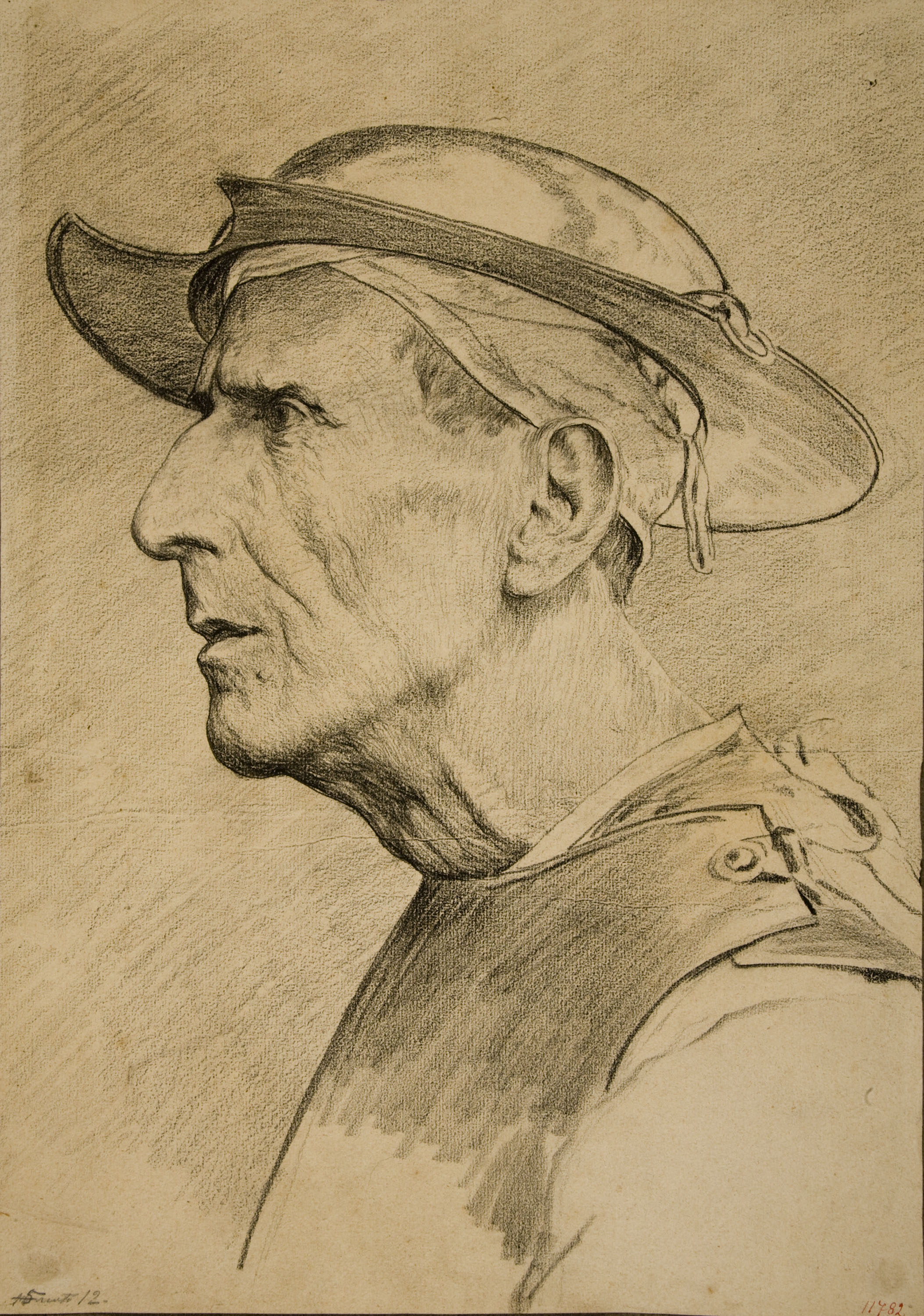 image for: Antoni Fabrés - Bust masculí - Cap a 1913