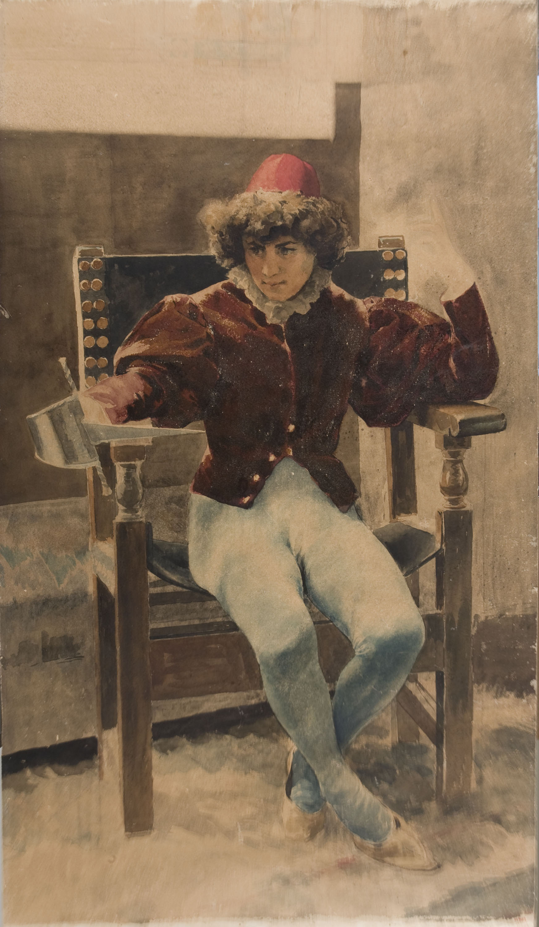 image for: Antoni Fabrés - Jurant venjança - Cap a 1896-1897