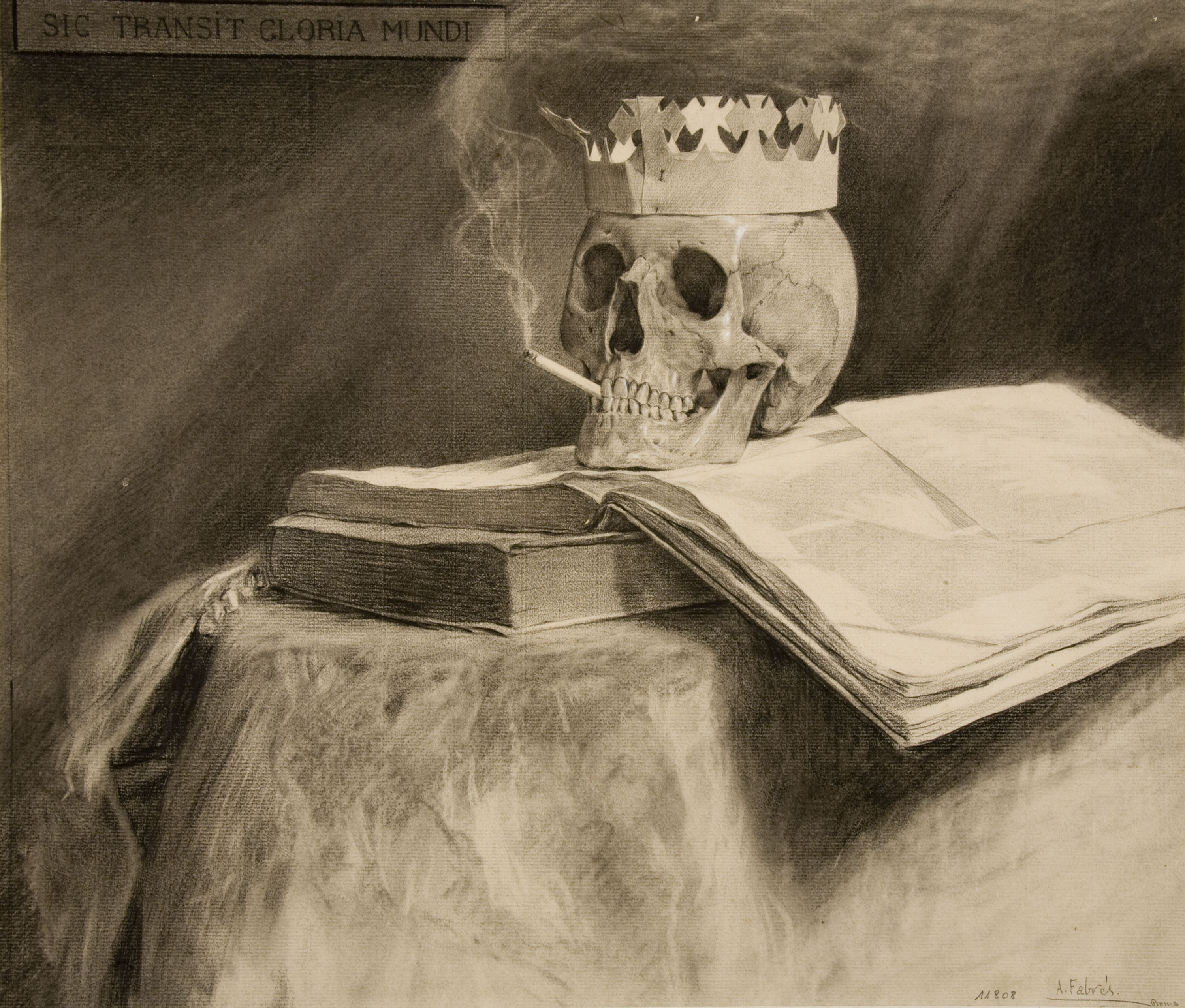 image for: Antoni Fabrés - Vanitas (Sic transit gloria mundi) - Cap a 1908