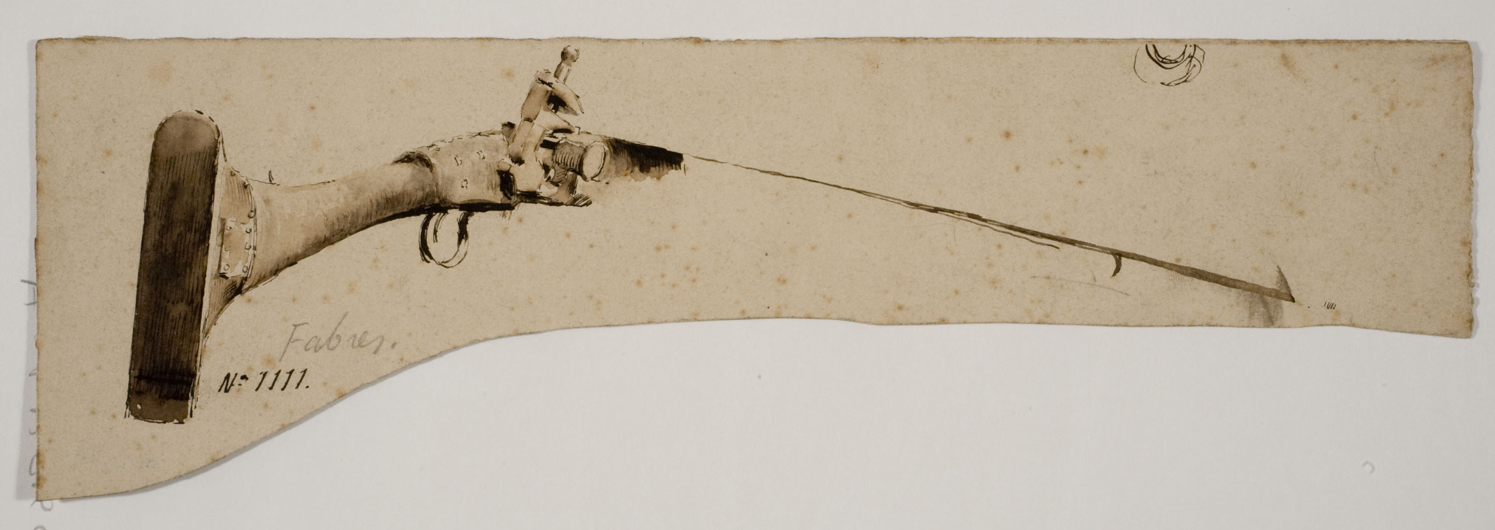 image for: Antoni Fabrés - Espingarda - Cap a 1880-1884