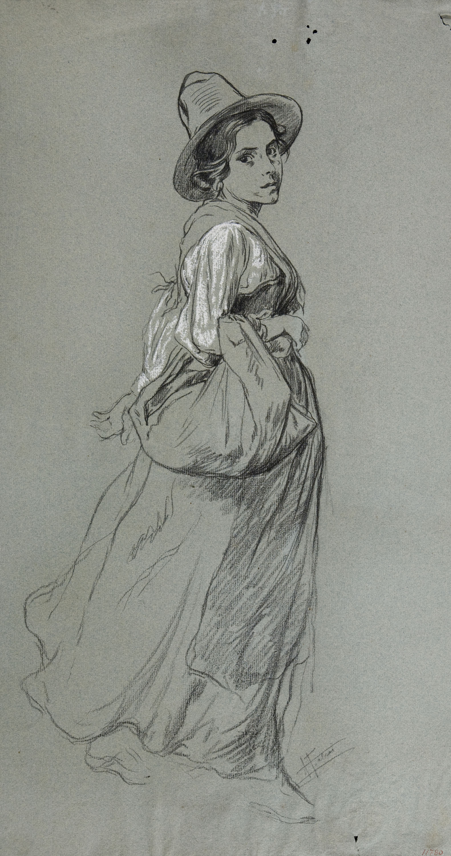 image for: Antoni Fabrés - Camperola italiana o normanda - Cap a 1895-1902