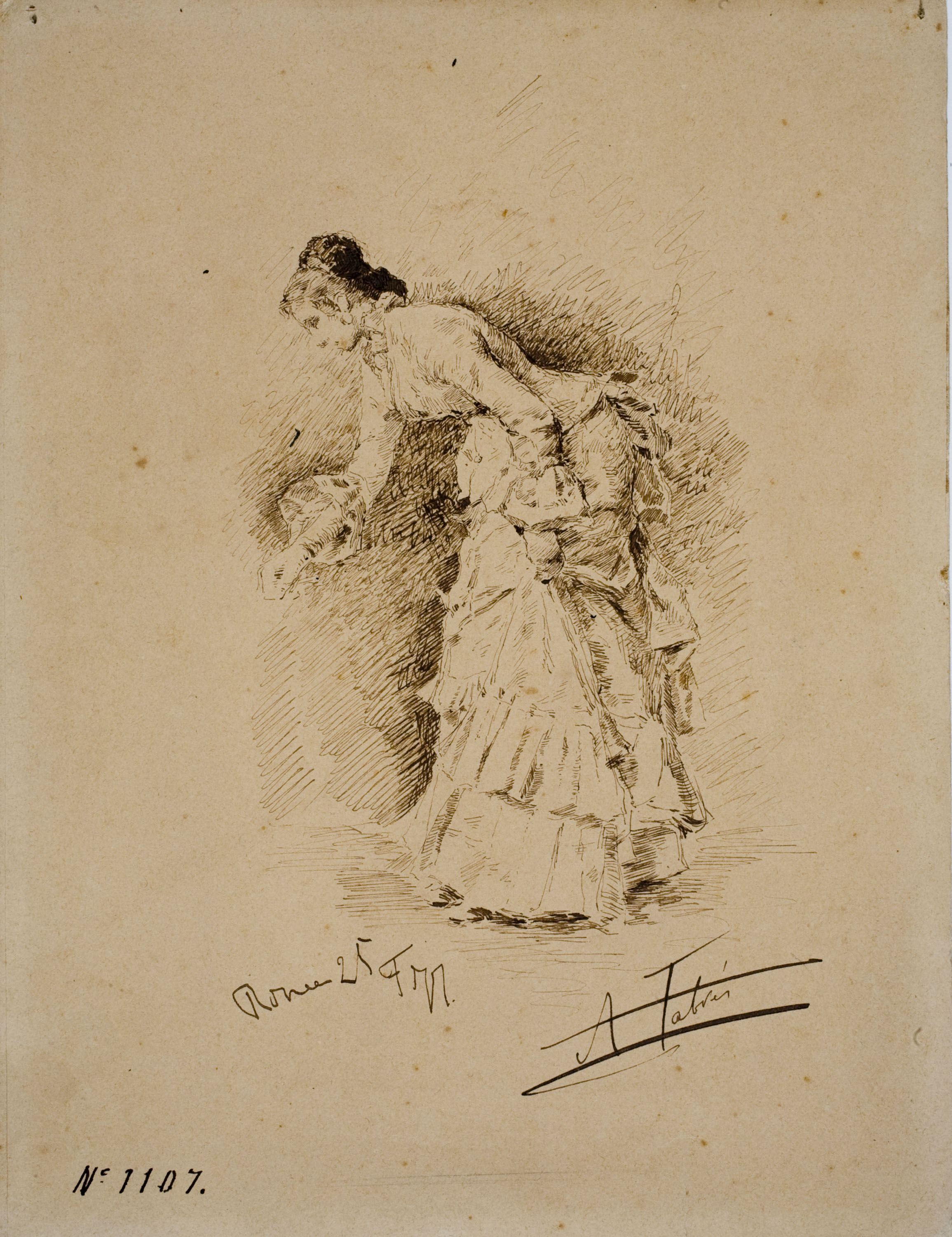 image for: Antoni Fabrés - Dama - 1877