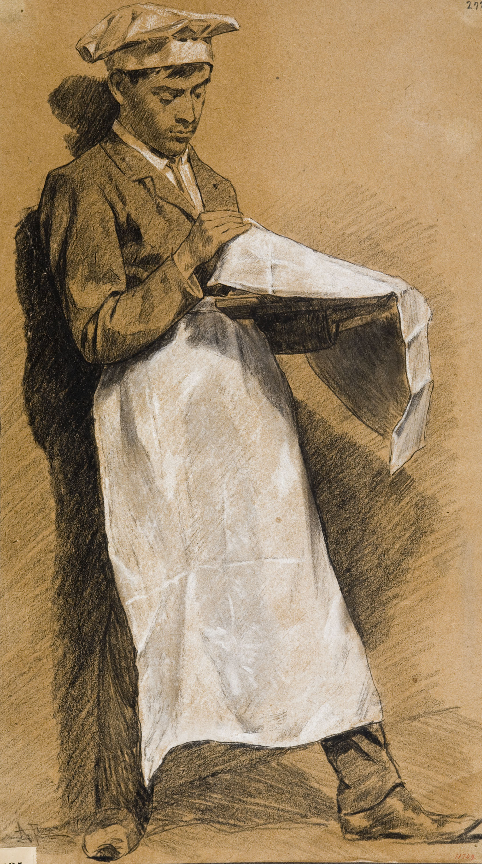 image for: Antoni Fabrés - Ajudant de cuiner - Cap a 1877