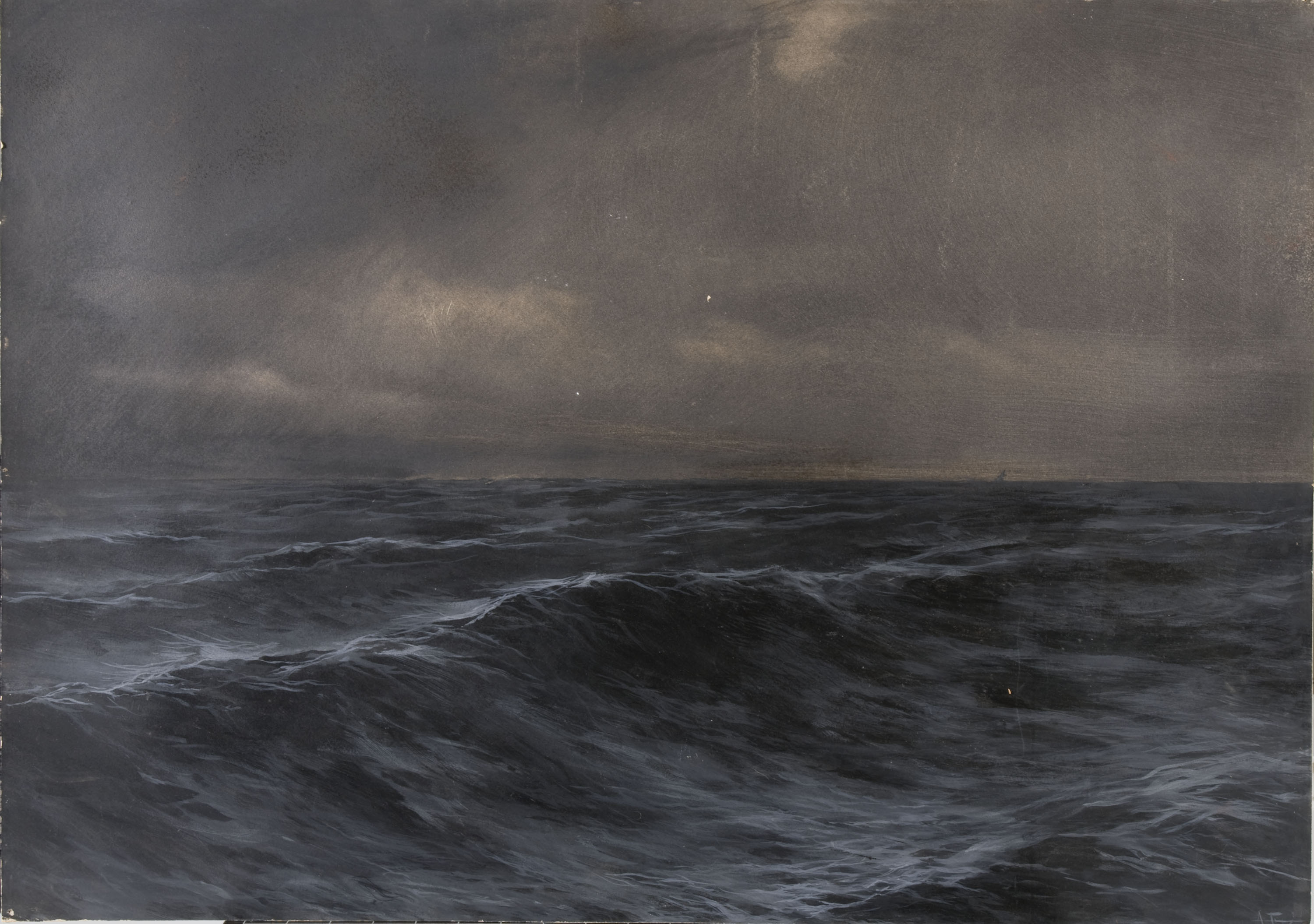 image for: Antoni Fabrés - Preludi de tempesta - Cap a 1880