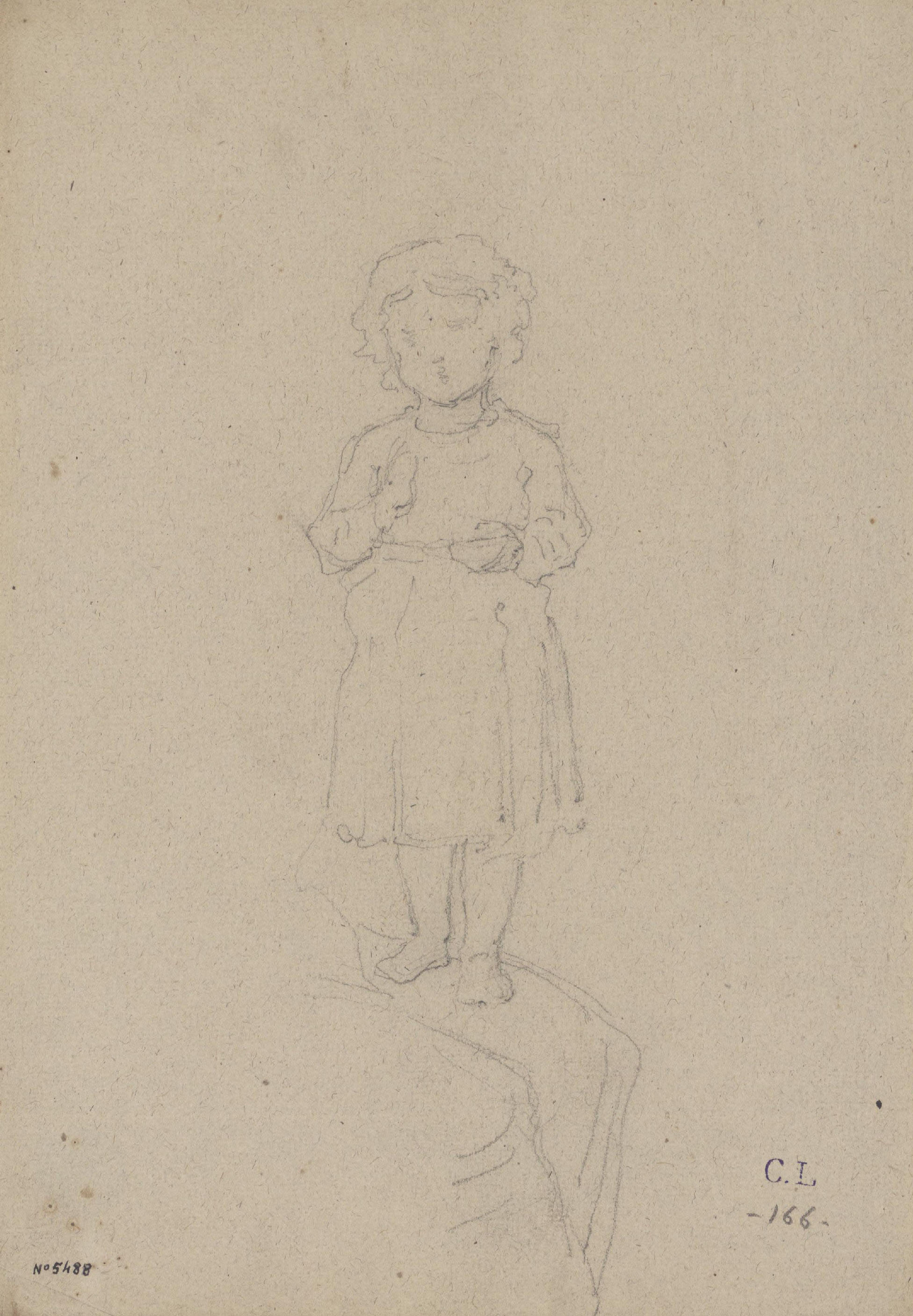 image for: Claudi Lorenzale - Nena - Cap a 1850-1870