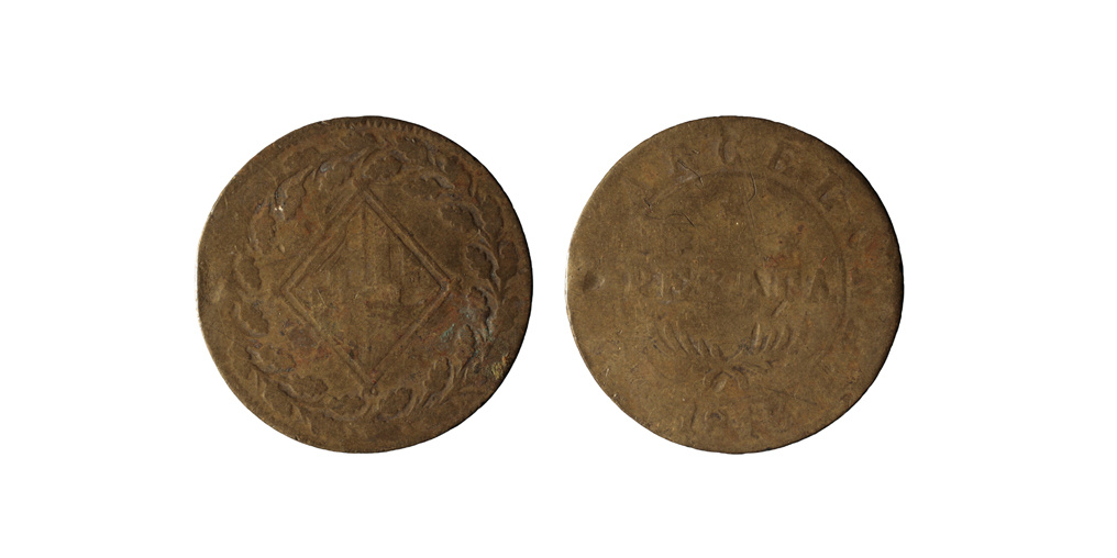 image for: Ocupació francesa - 1 pesseta - 1813
