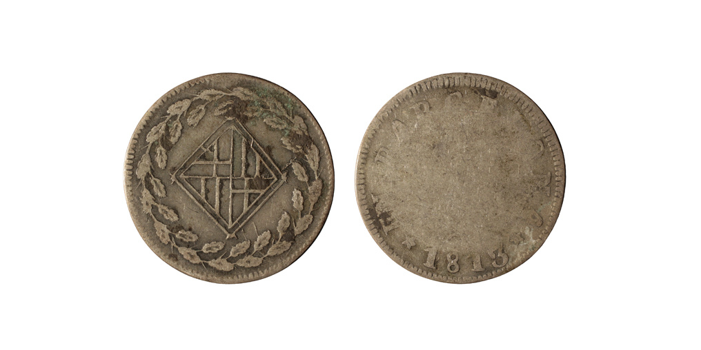 image for: Ocupació francesa - 1 pesseta - 1813