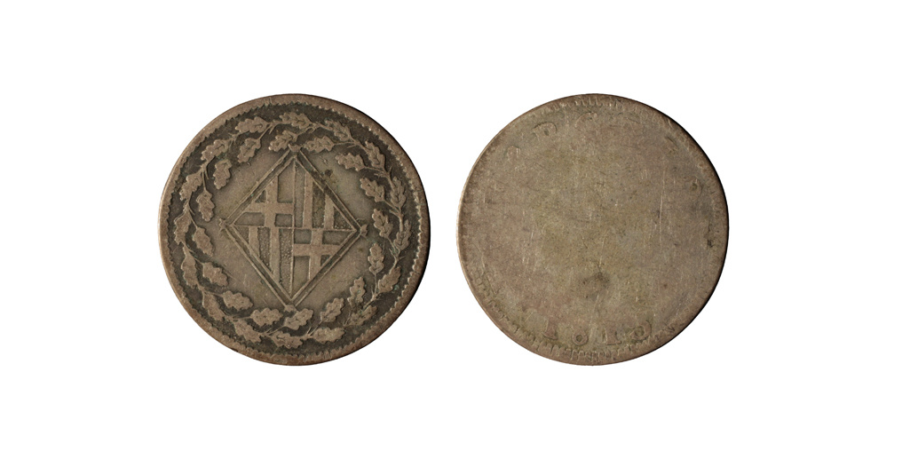 image for: Ocupació francesa - 1 pesseta - 1813