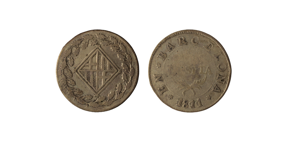 image for: Ocupació francesa - 1 pesseta - 1811