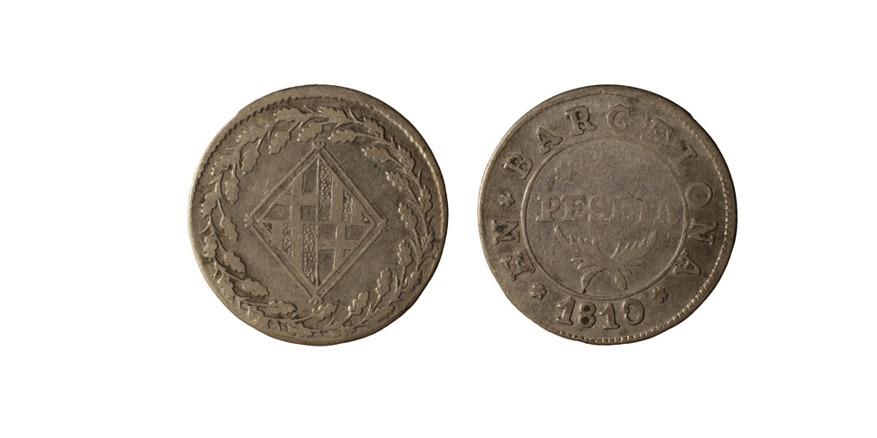 image for: Ocupació francesa - 1 pesseta - 1810