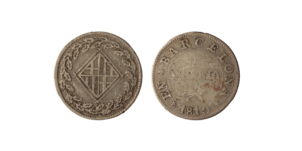 image for: Ocupació francesa - 1 pesseta - 1810