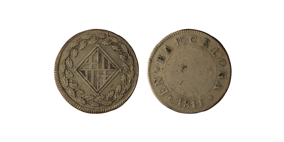 image for: Ocupació francesa - 1 pesseta - 1811