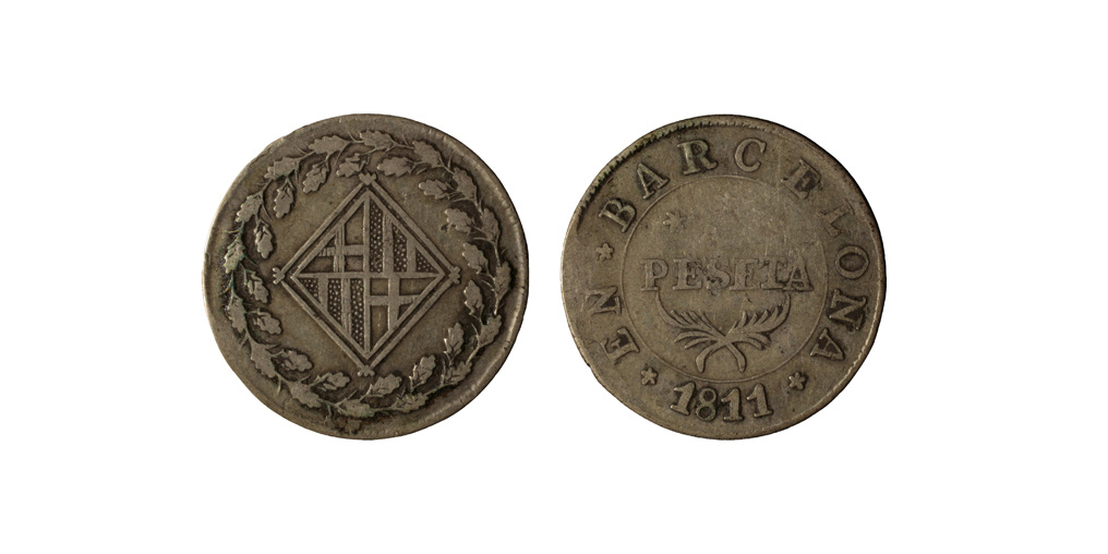 image for: Ocupació francesa - 1 pesseta - 1811