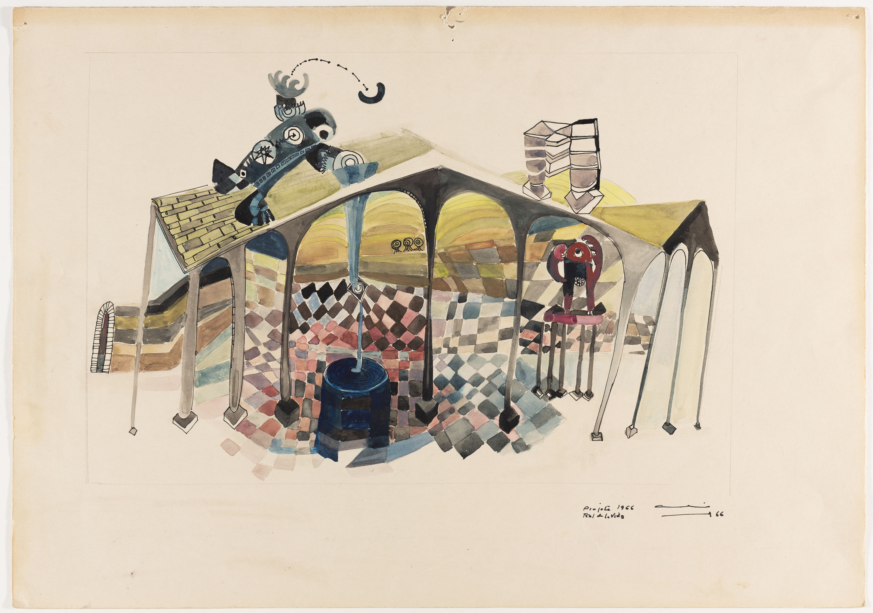 image for: Aurèlia Muñoz - Projecte per a «Font de la vida» - 1966