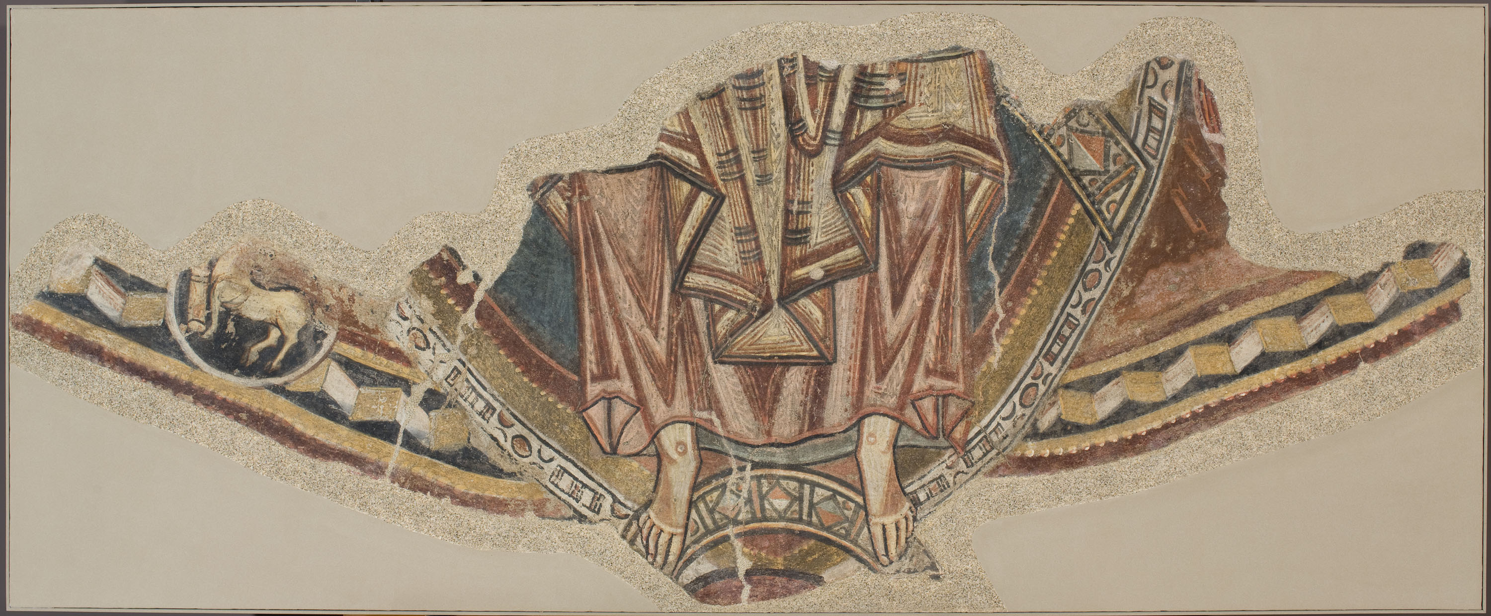 image for: Mestre de Santa Coloma d&#039;Andorra - Fragment de la Maiestas Domini, de Sant Romà de les Bons - Cap a 1164