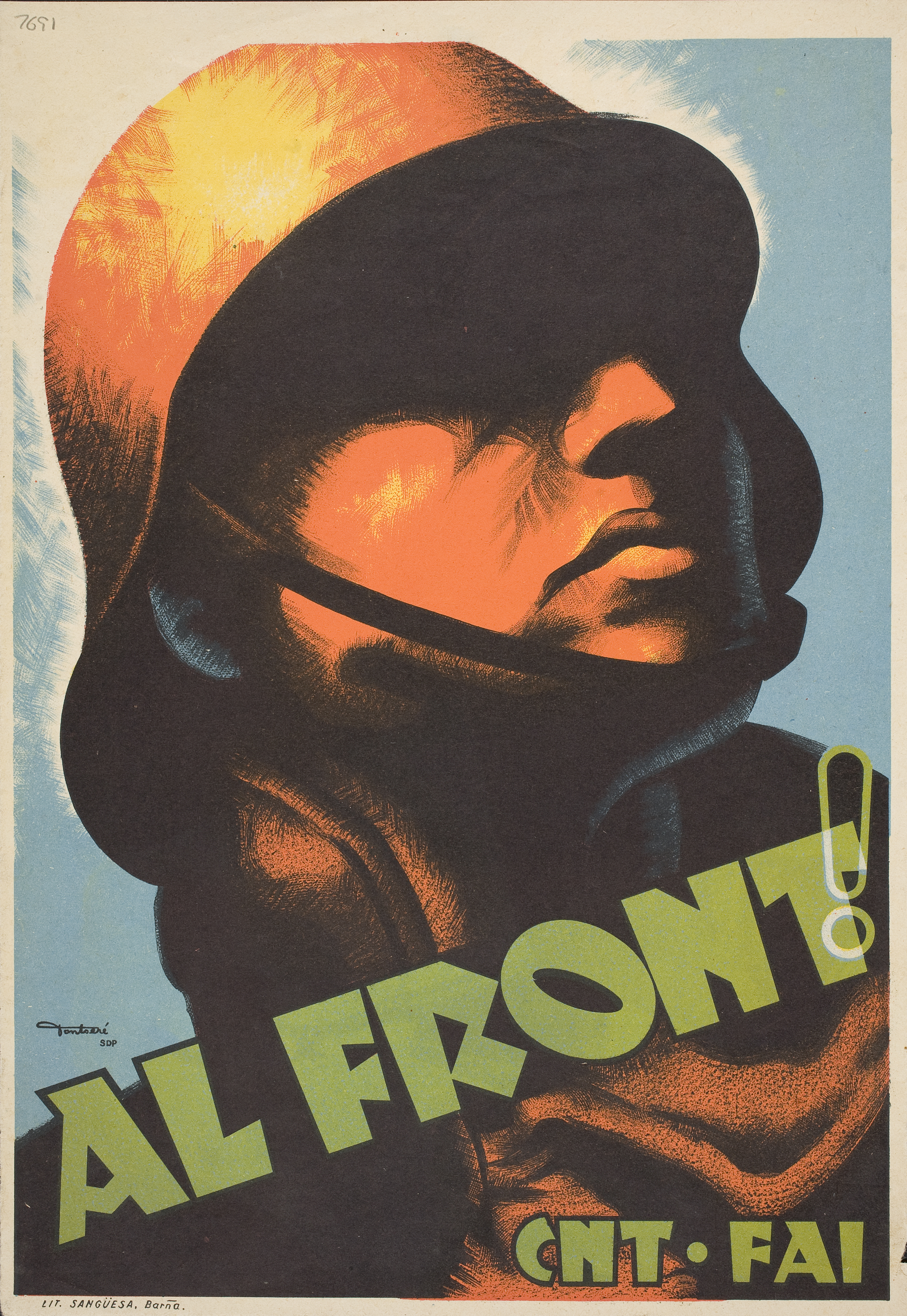 image for: Carles Fontserè - Al front! - 1936