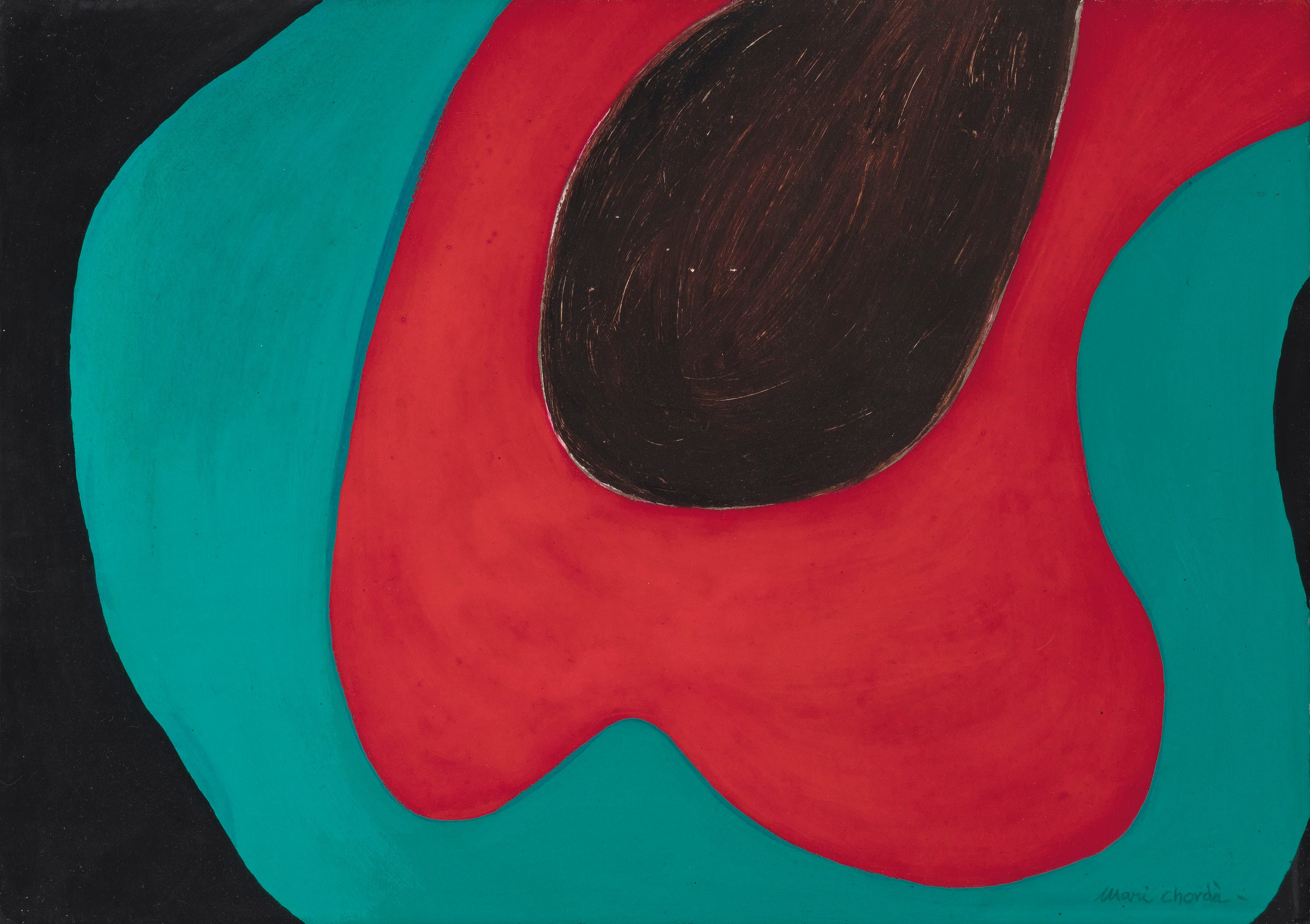 image for: Mari Chordà - Autoretrat embarassada - 1966-1967