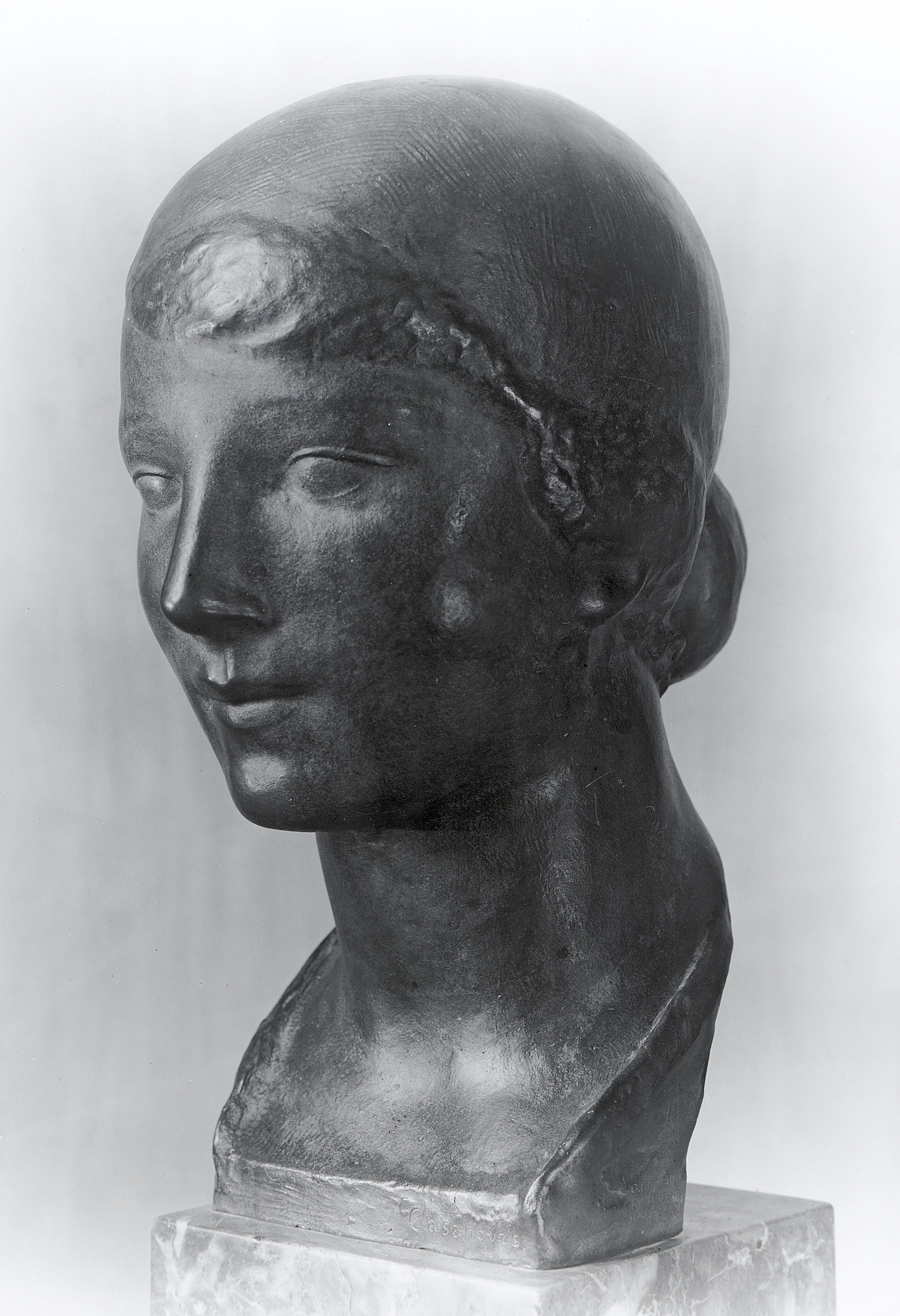 image for: Enric Casanovas - Estudi de cap - 1927