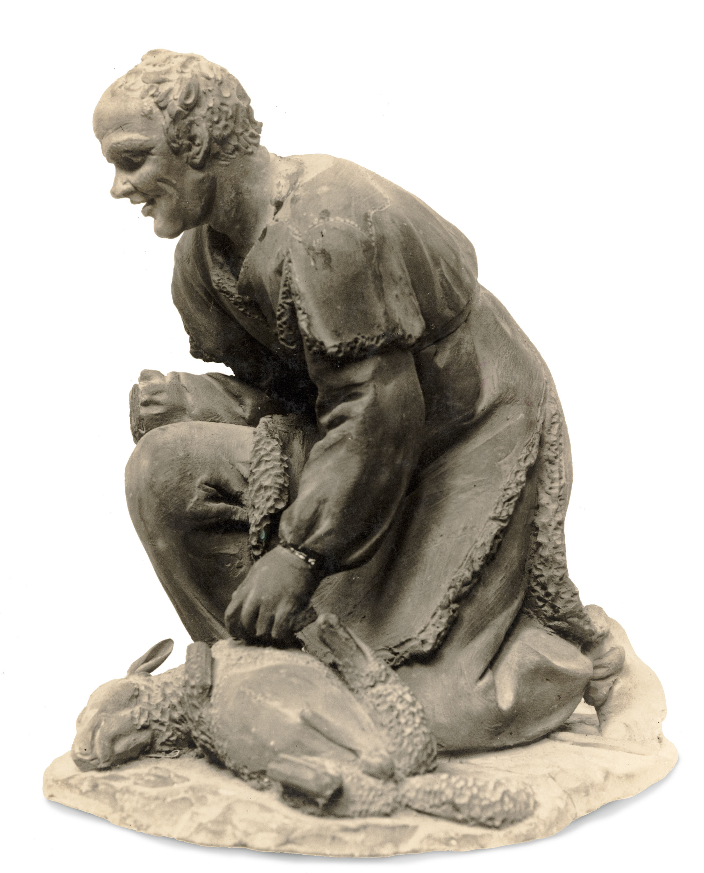 image for: Damià Campeny - Pastor amb xai - Cap a 1815-1840
