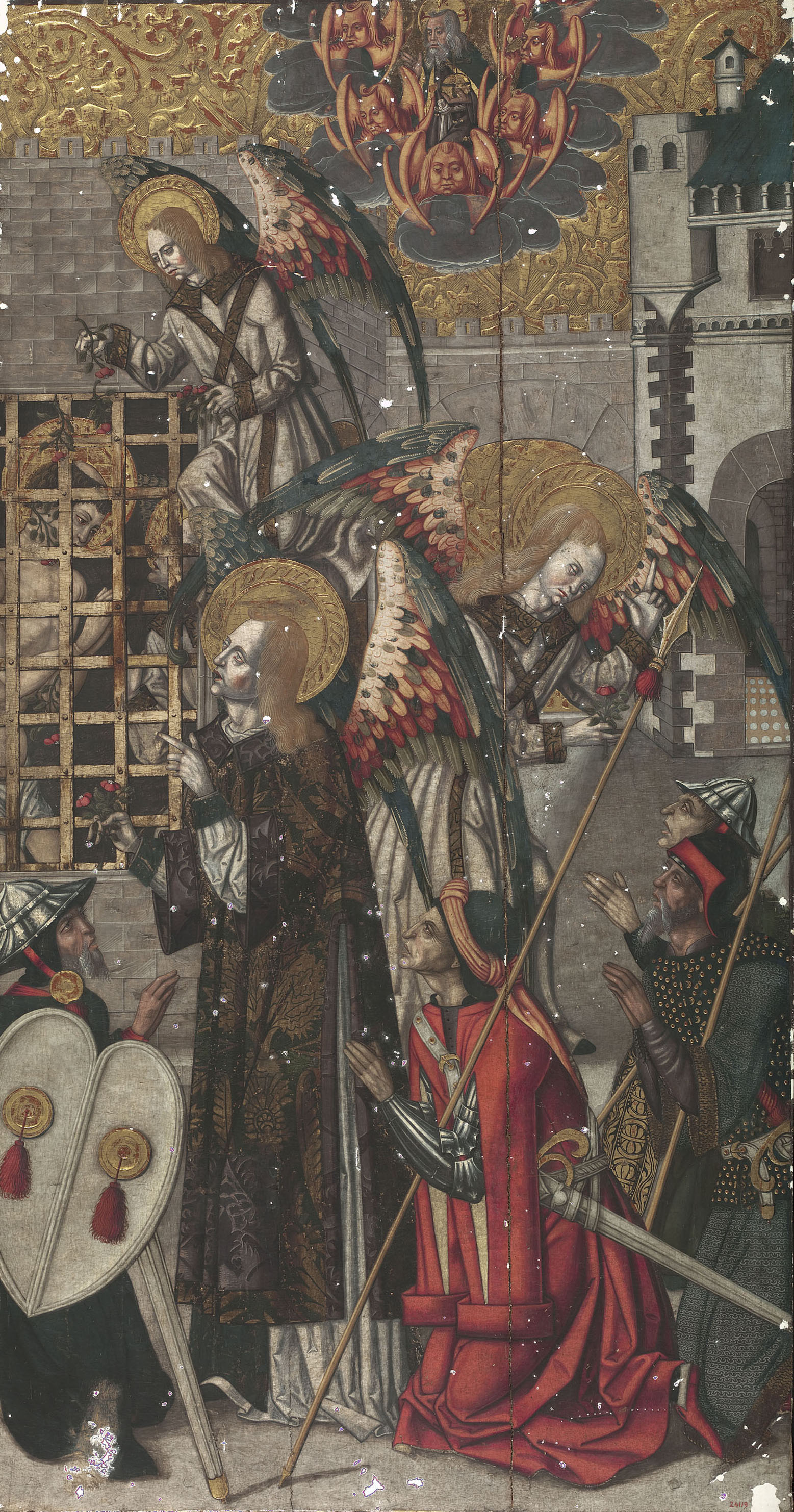 image for: Anònim. Catalunya - Sant Vicenç i sant Valeri a la presó - Entre 1500-1510