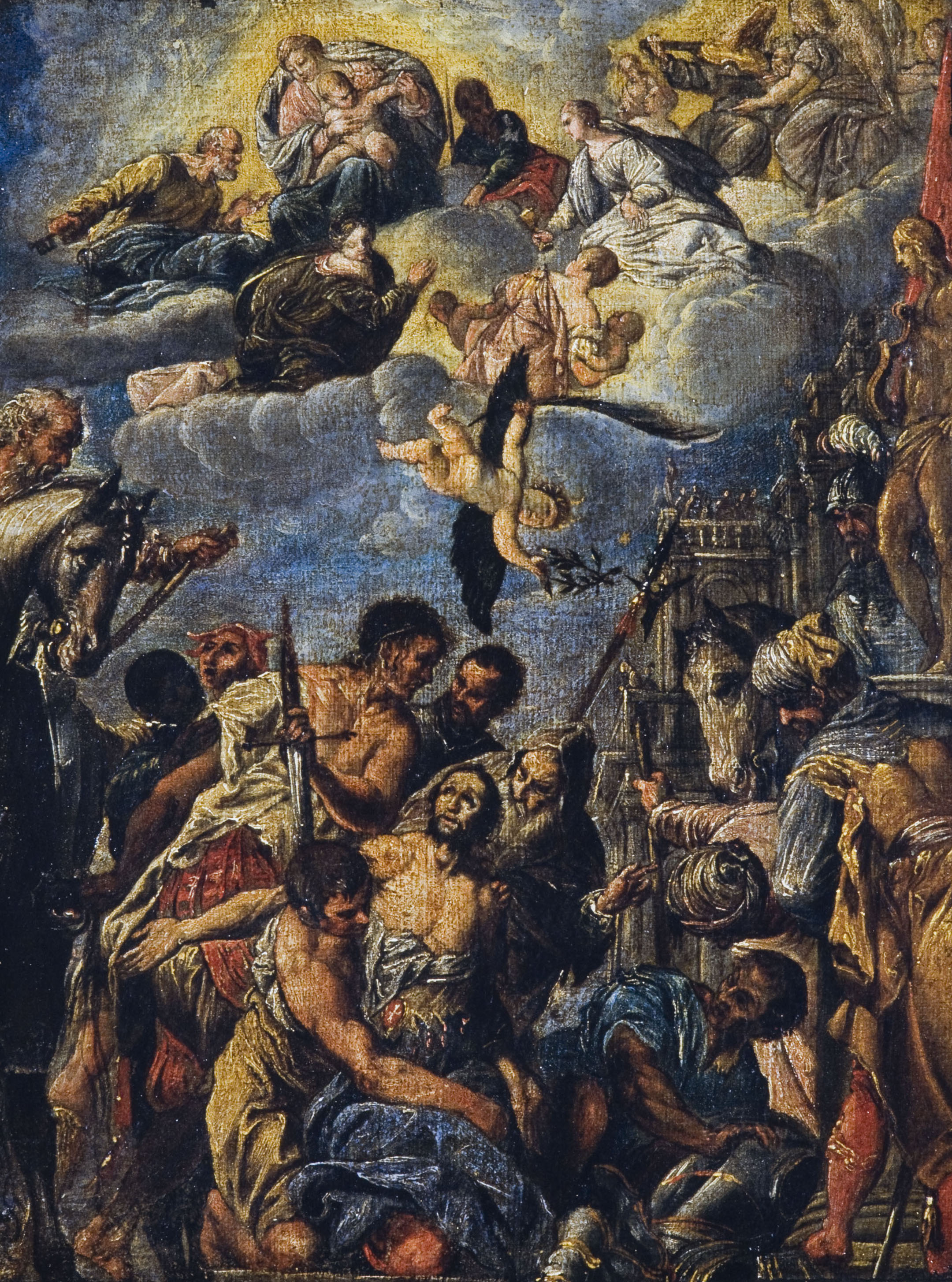 image for: Anònim - Còpia del «Martiri de sant Jordi» del Veronese - Entre 1564-1650