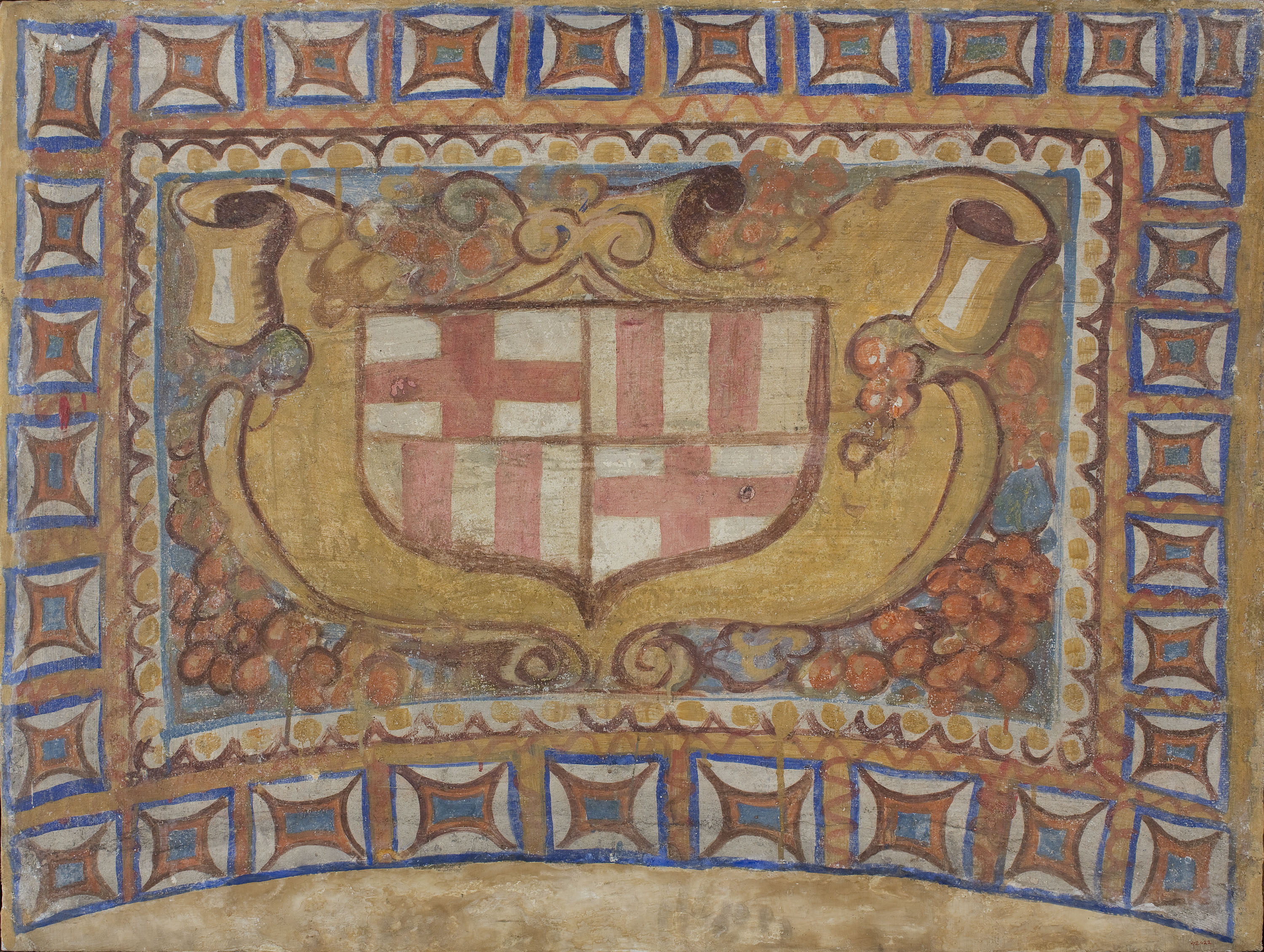image for: Xavier Nogués - Fragment de la decoració mural del celler de les Galeries Laietanes - 1915