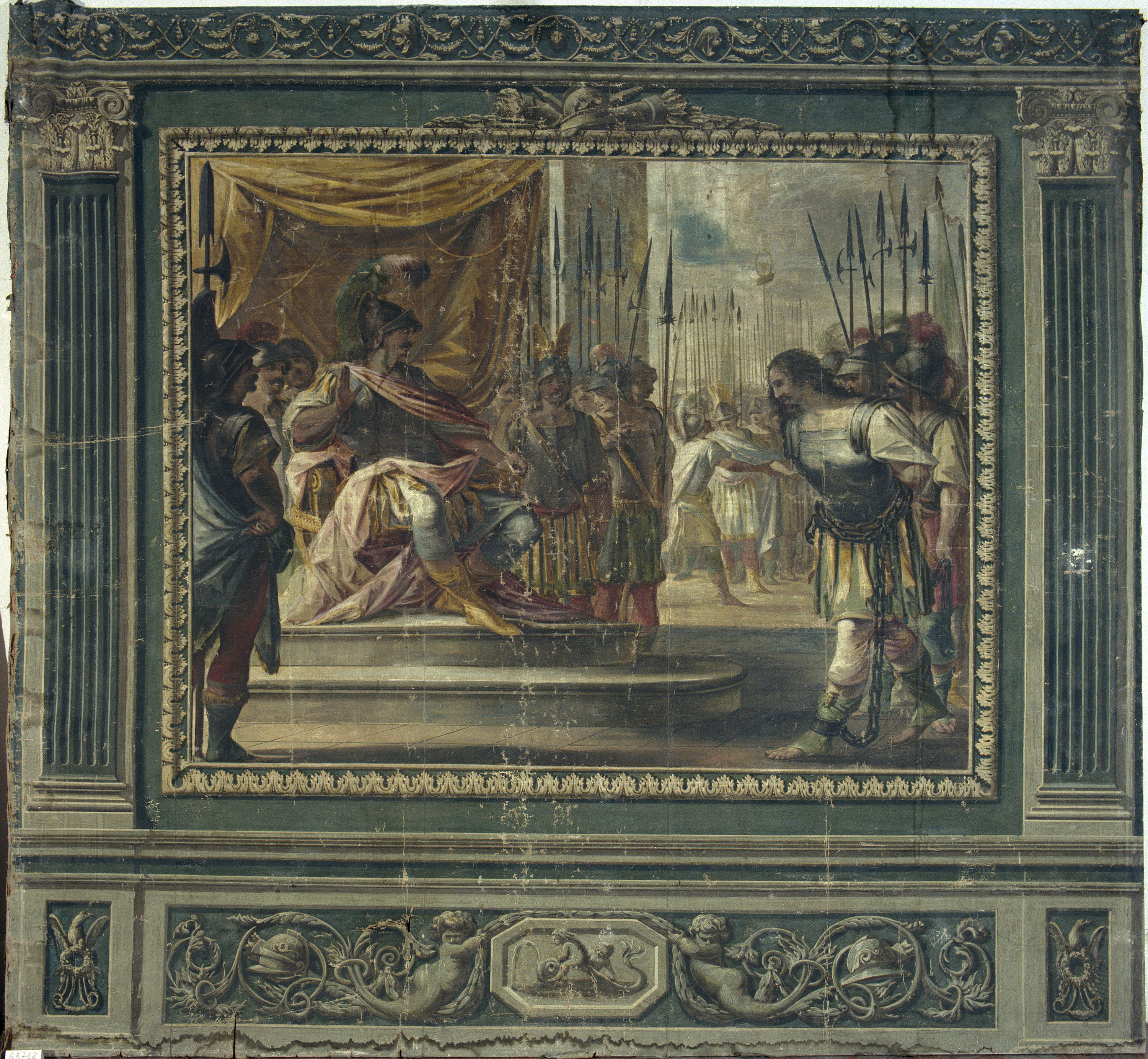image for: Francesc Pla Duran dit El Vigatà - Guerrer encadenat és presentat davant Ròmul - Entre 1790-1800