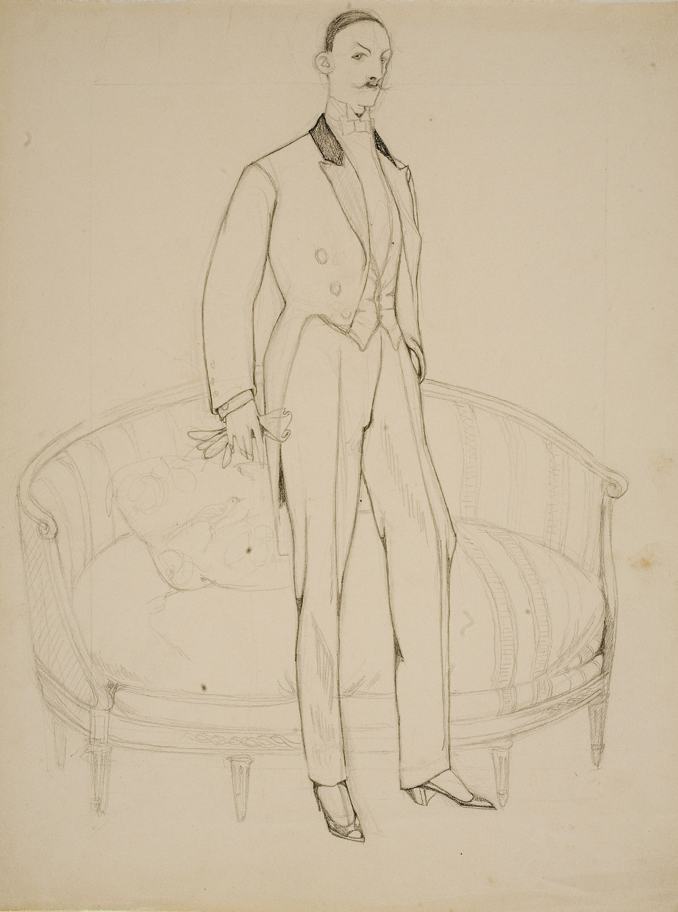 image for: Ismael Smith - Dandi. Il·lustració per a moda - Cap a 1910-1913