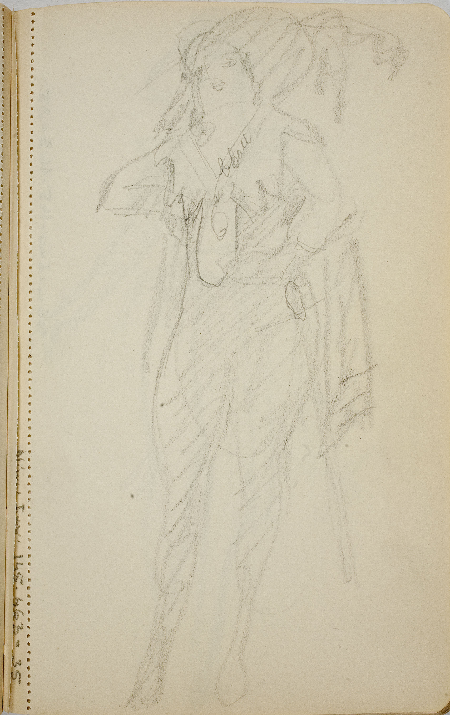 image for: Ismael Smith - Croquis de figura masculina - Cap a 1909-1916