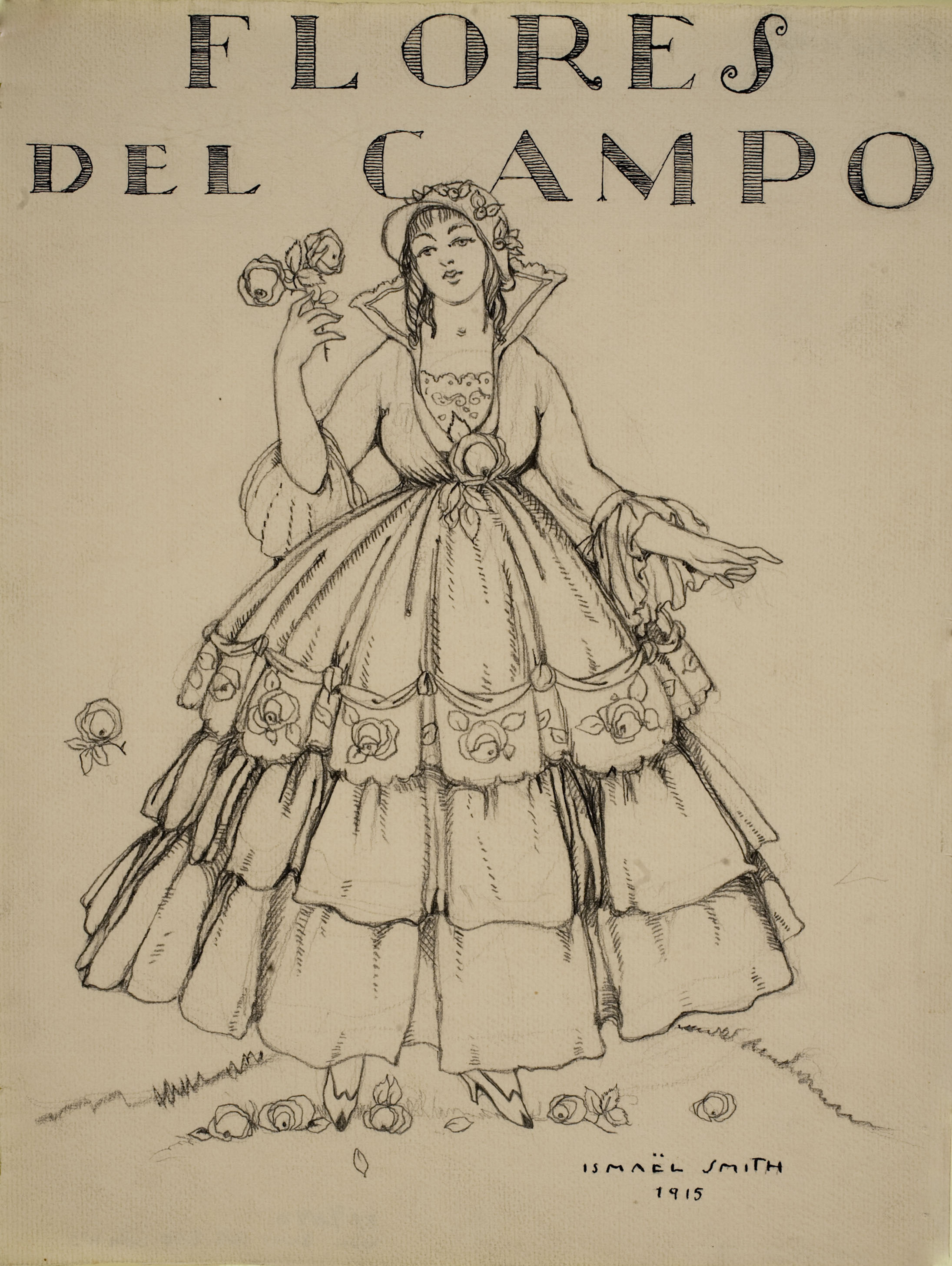 image for: Ismael Smith - Projecte per a «Flores del Campo» - 1915