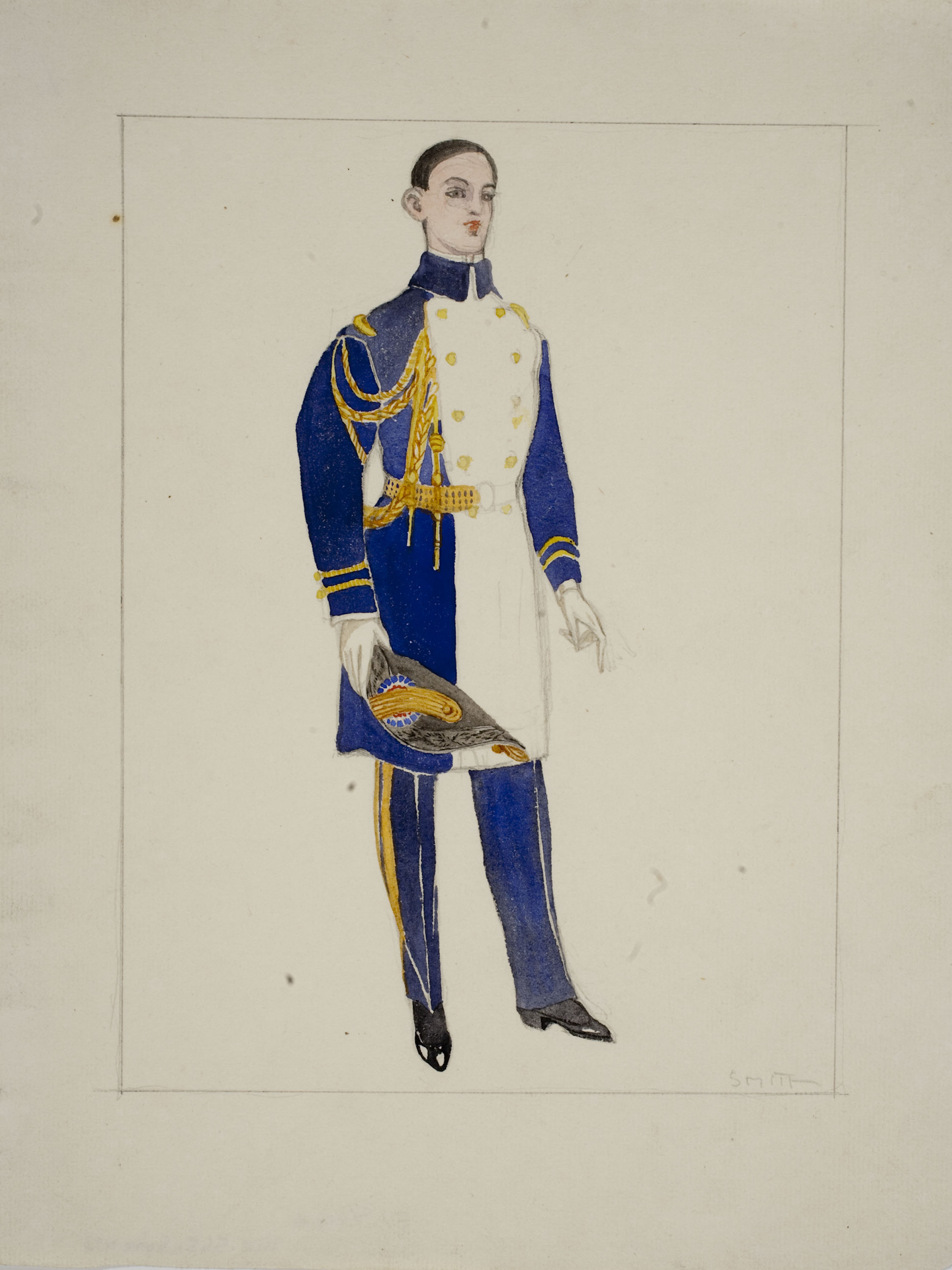 image for: Ismael Smith - Dandi amb uniforme militar - Cap a 1913