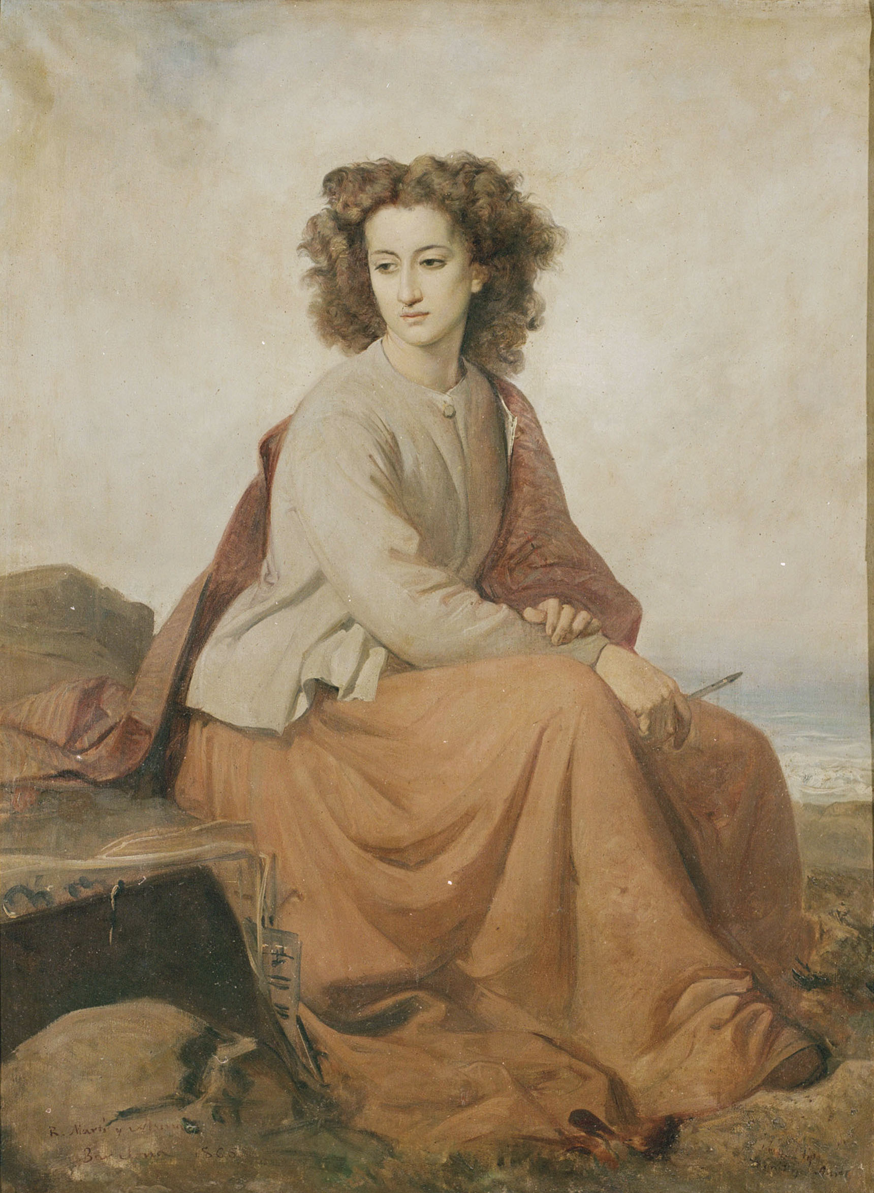 image for: Ramon Martí i Alsina - Jove pintora - Barcelona, 1866
