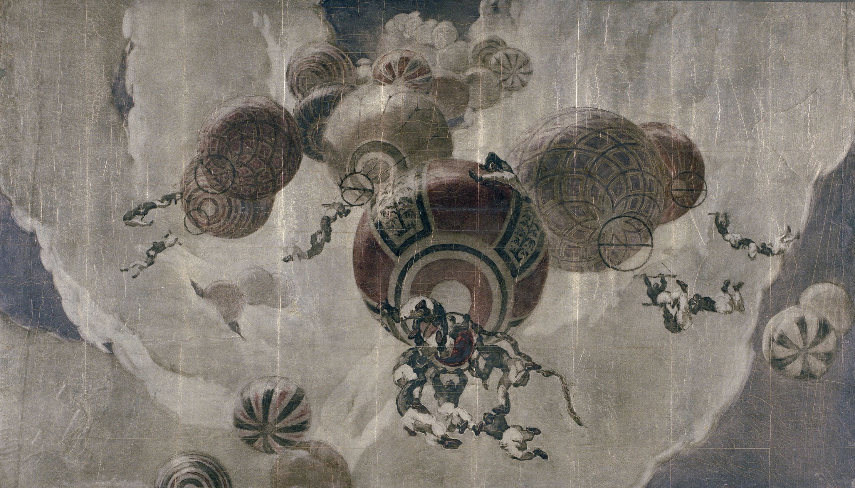 image for: Josep Maria Sert - Divan oriental: Aeronautes. Estudi per a la decoració del sostre del Palau March de Palma de Mallorca - 1944