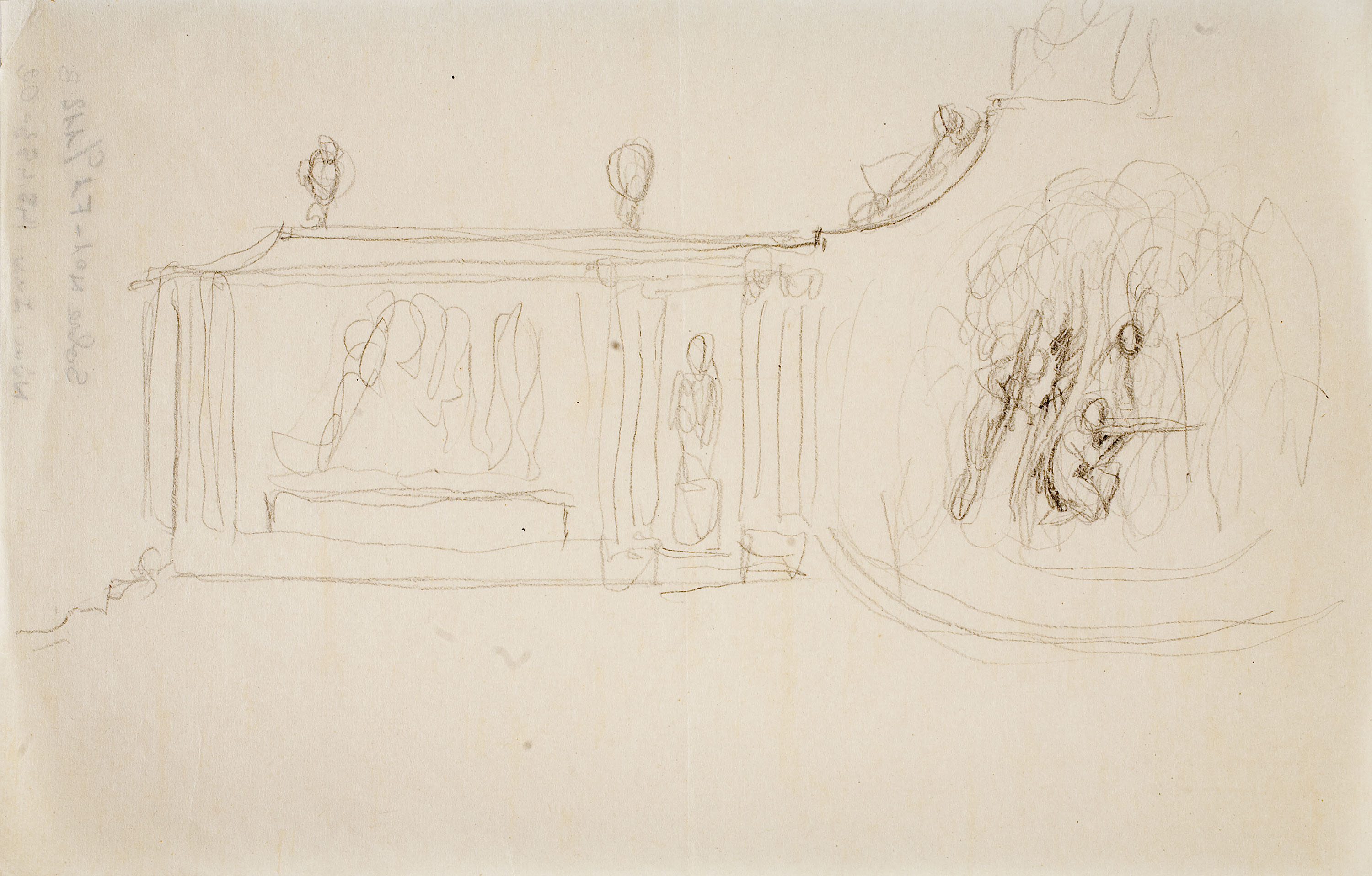 image for: Ismael Smith - Croquis de base per a un monument - Cap a 1908-1924