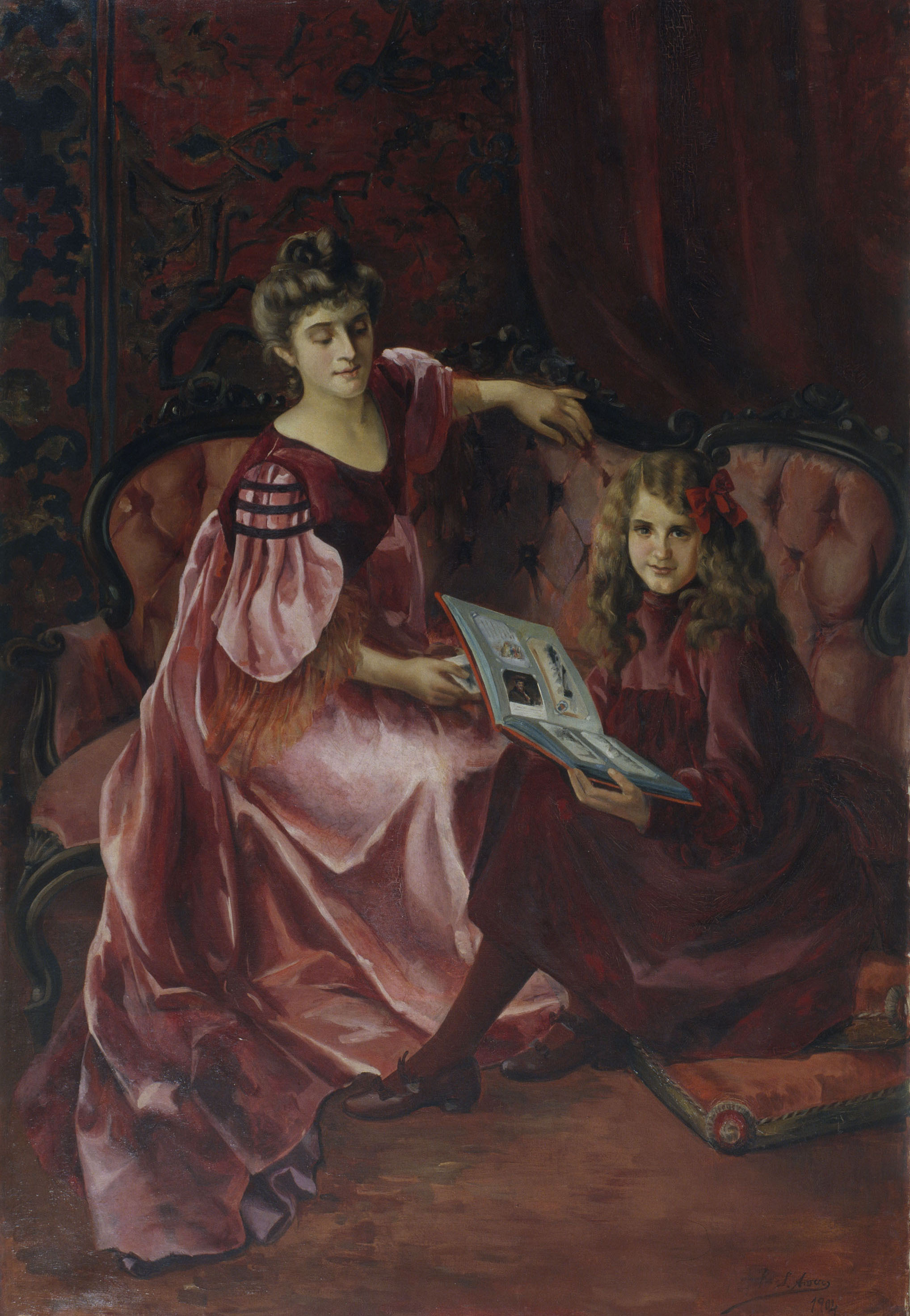 image for: Rafaela Sánchez Aroca - Mirant un àlbum - 1904