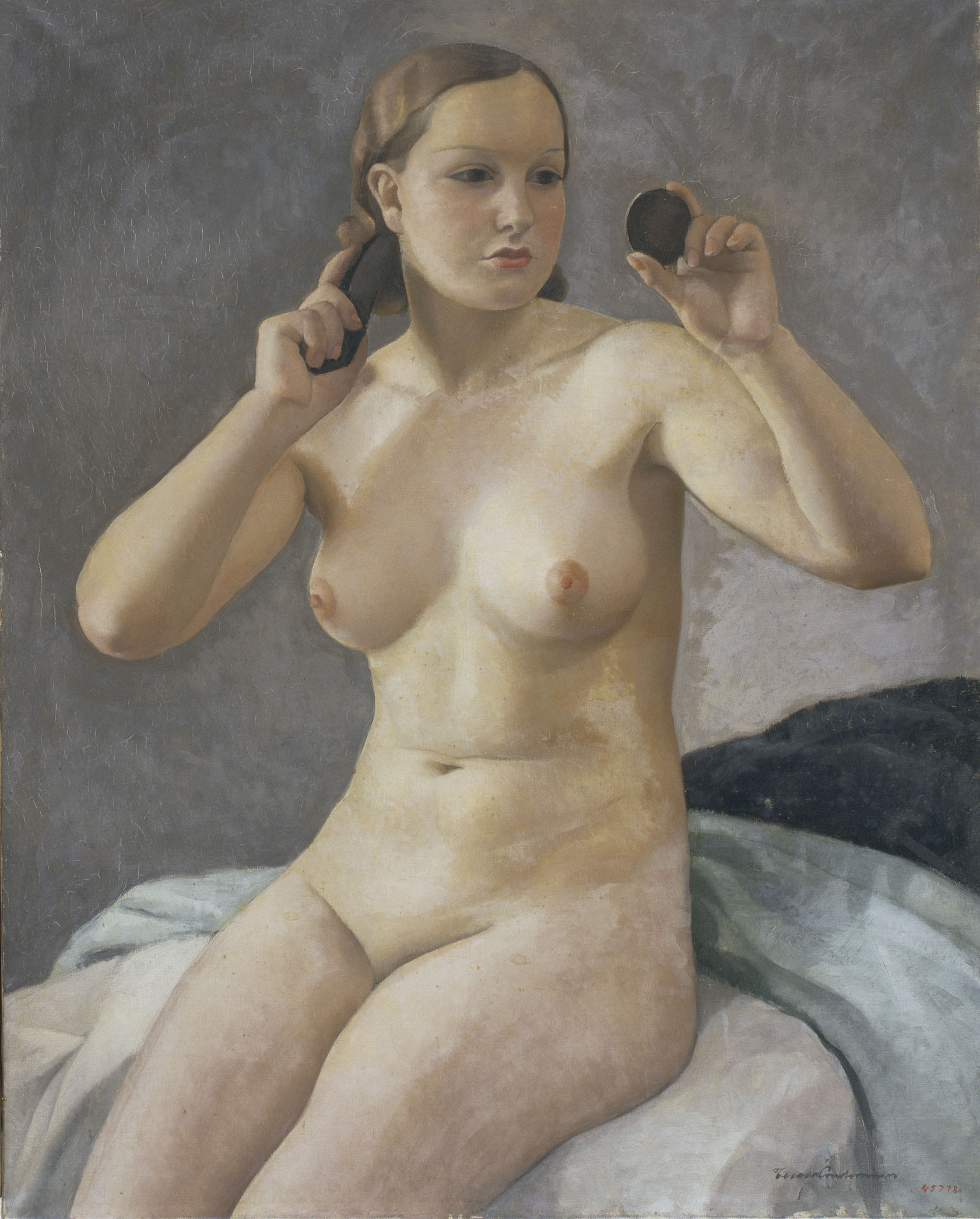 image for: Teresa Condeminas - Pentinant-se - Cap a 1934