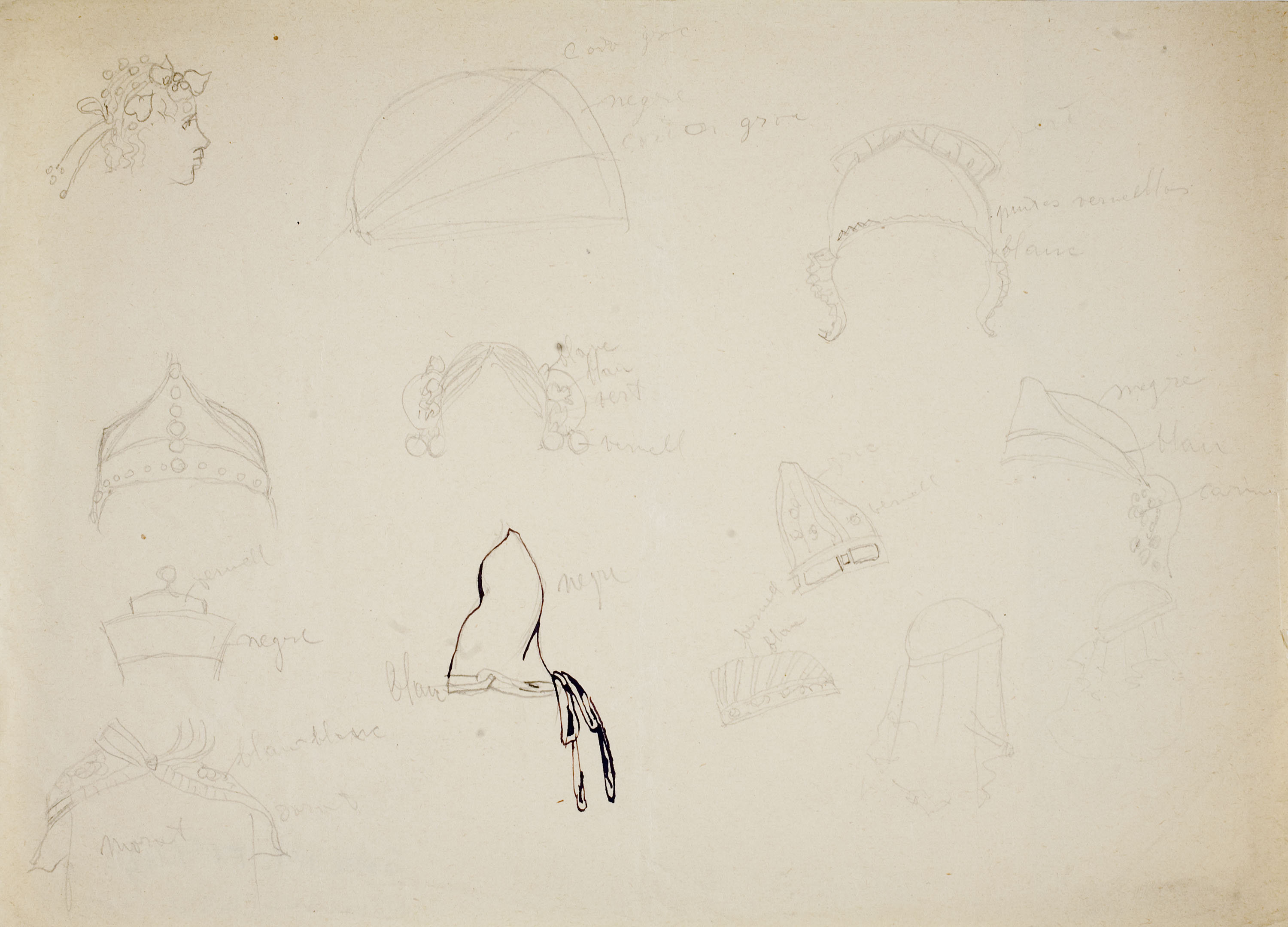 image for: Ismael Smith - Pentinats i barrets d&#039;èpoques diverses - Cap a 1910