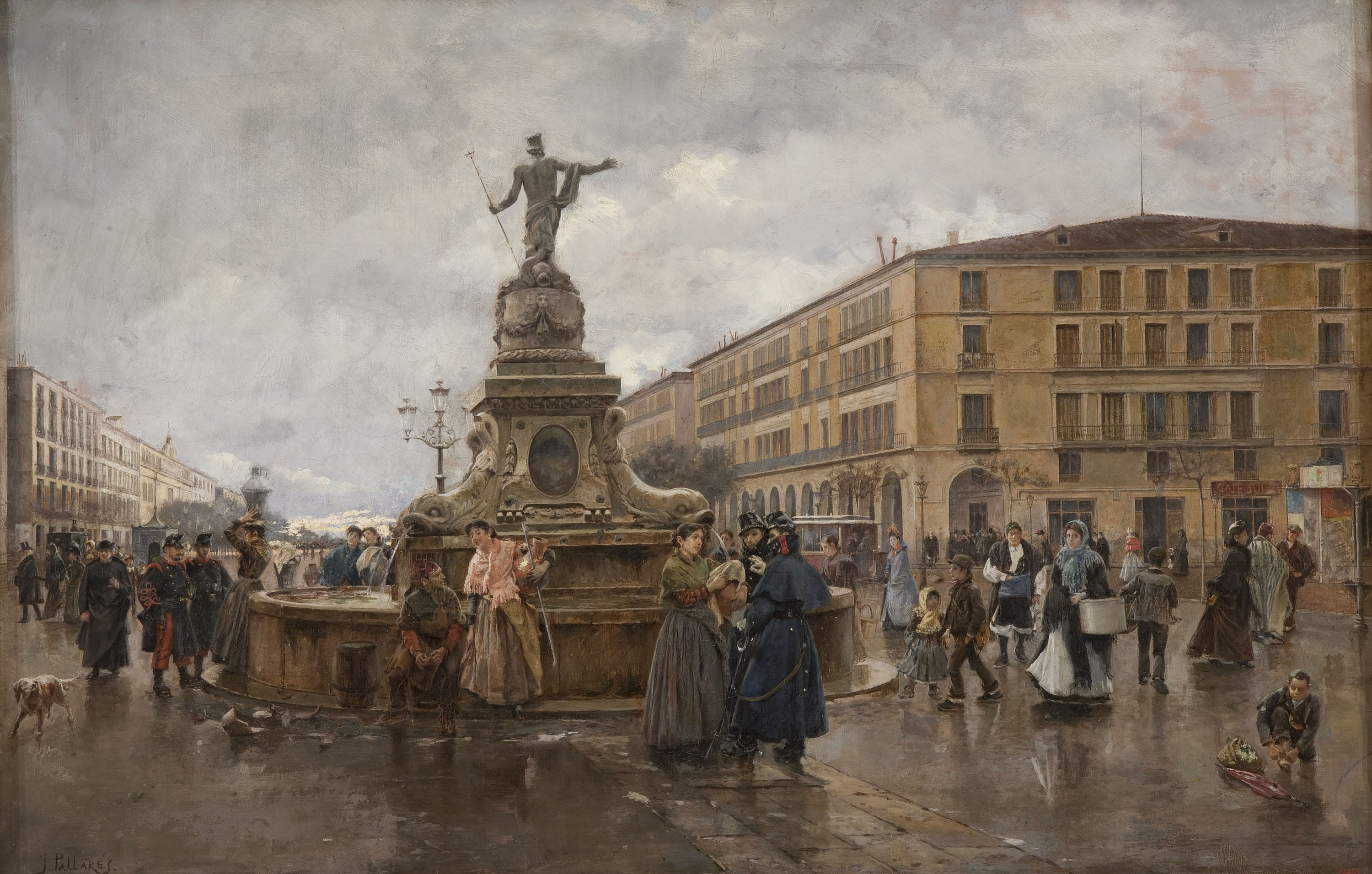 image for: Joaquín Pallarés - El Dios de las Aguas (Saragossa) - 1890